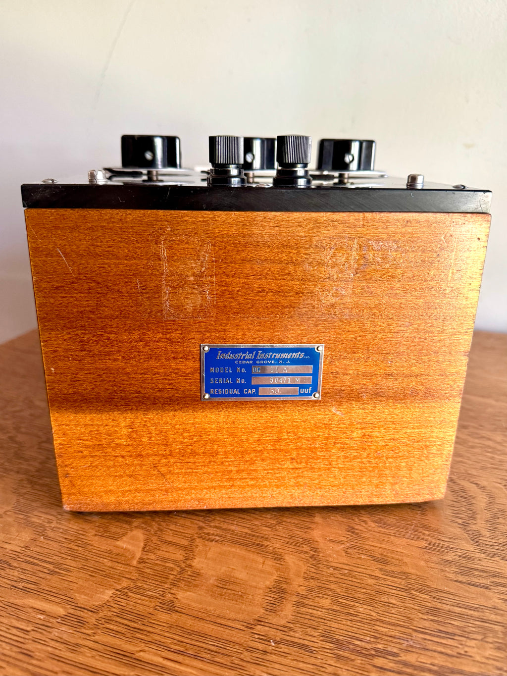Vintage Industrial Instrument Inc. Decade Box | Reistance Instrument Model 11A Decade Resistor Box | Bakelite Electrical Decade Resistor Box