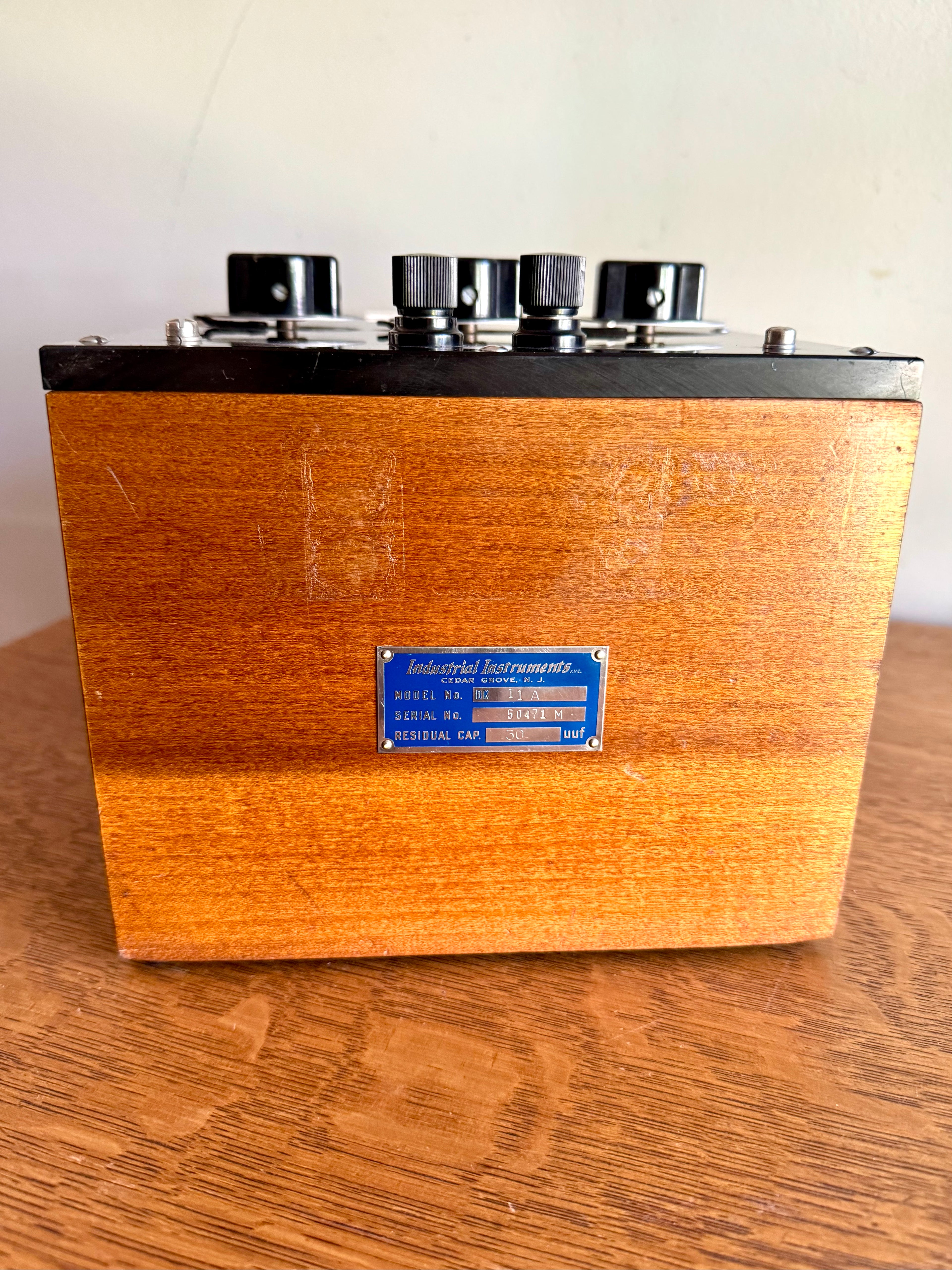 Vintage Industrial Instrument Inc. Decade Box | Reistance Instrument Model 11A Decade Resistor Box | Bakelite Electrical Decade Resistor Box