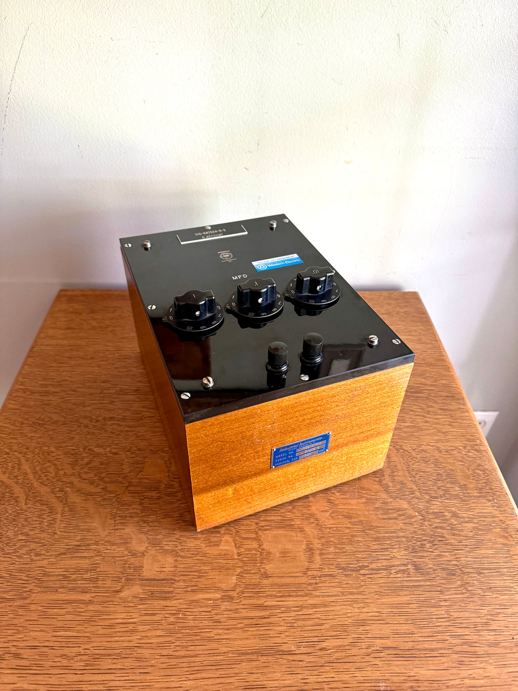 Vintage Industrial Instrument Inc. Decade Box | Reistance Instrument Model 11A Decade Resistor Box | Bakelite Electrical Decade Resistor Box