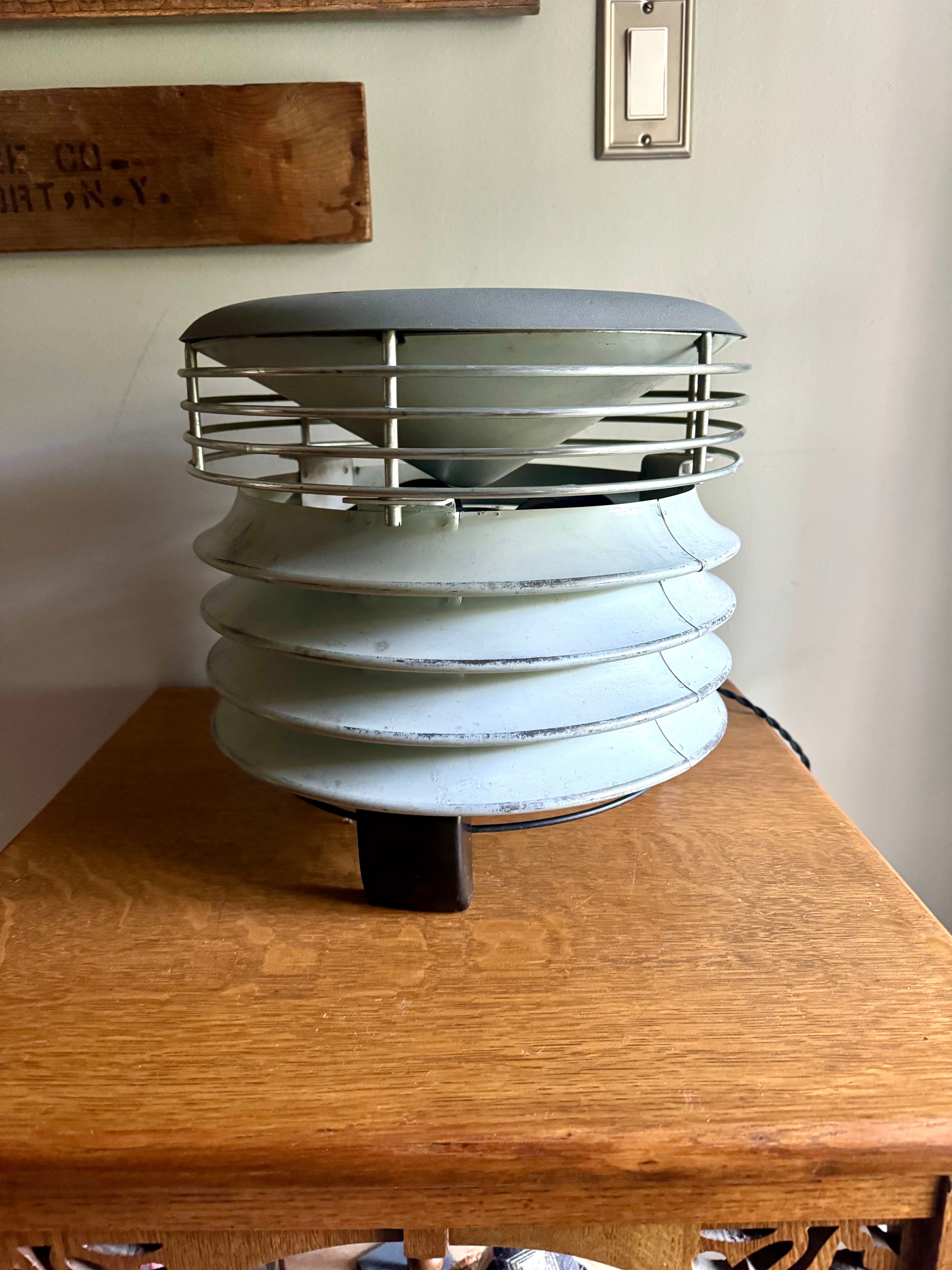 Vintage Westinghouse 10DA2 Electric Hassock Fan | Gray Westinghouse Debonaire  Ottoman Fan | Atomic Foot Stool Fan | 1 Speed Floor Fan