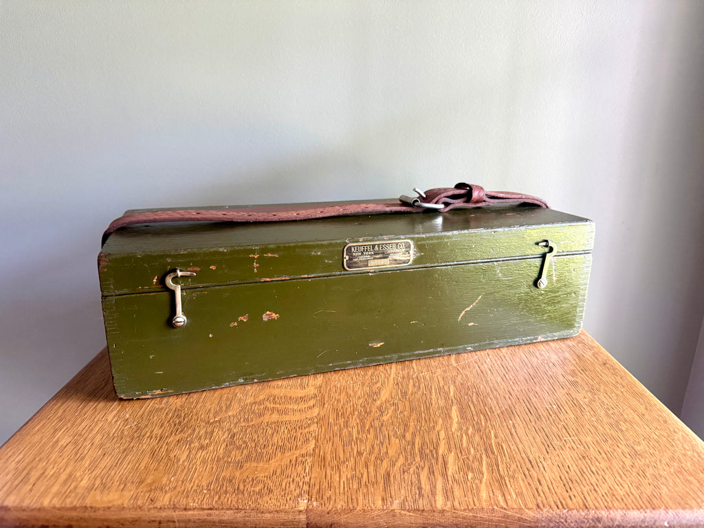 Keuffel & Esser Co. Geo Survey Alidade ~ Model No. 5187A in Original Box ~ US Military Surveying Transit