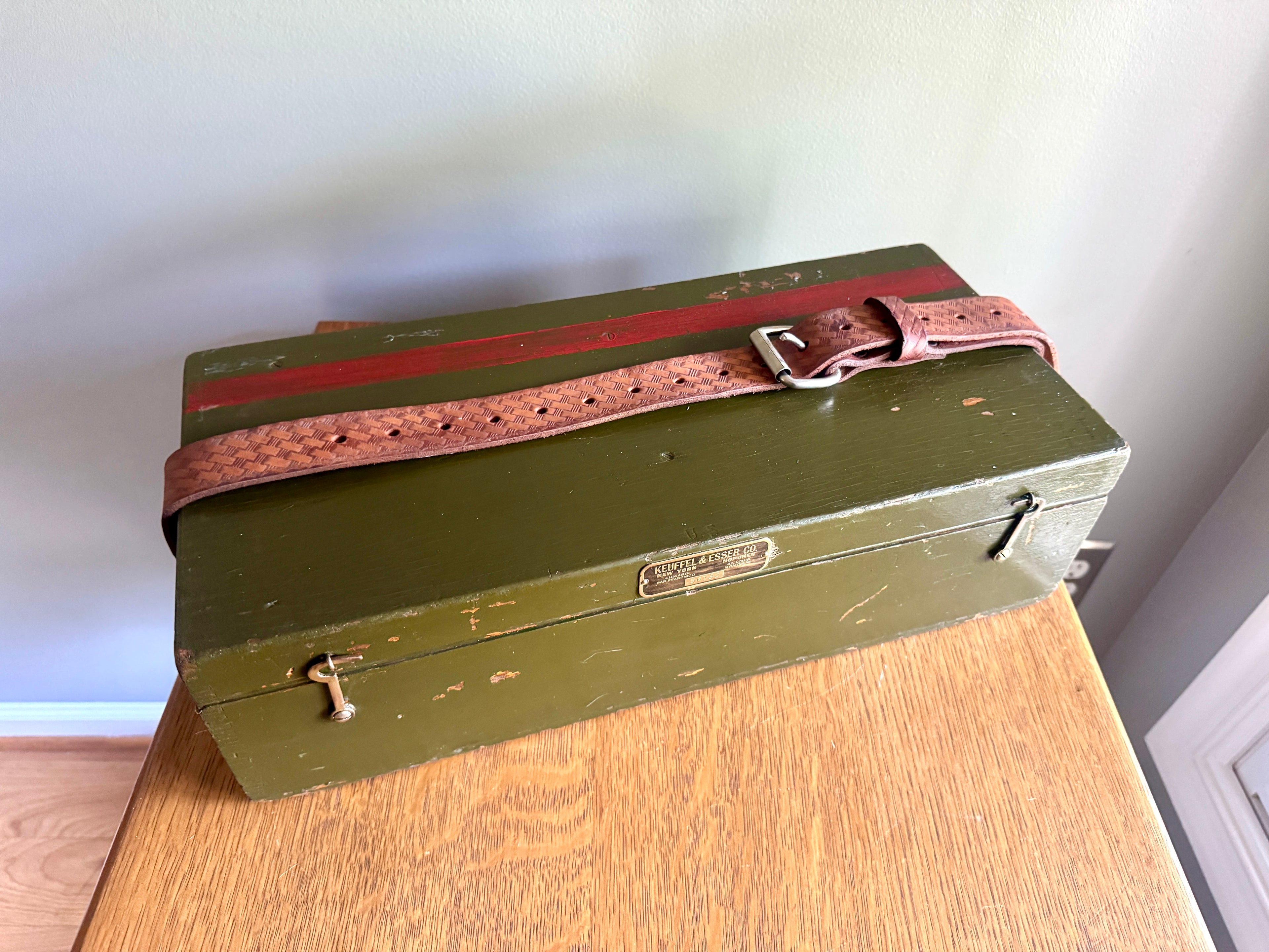 Keuffel & Esser Co. Geo Survey Alidade ~ Model No. 5187A in Original Box ~ US Military Surveying Transit