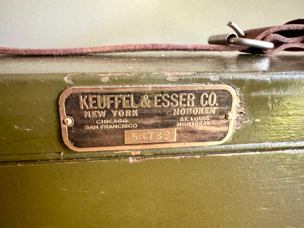 Keuffel & Esser Co. Geo Survey Alidade ~ Model No. 5187A in Original Box ~ US Military Surveying Transit