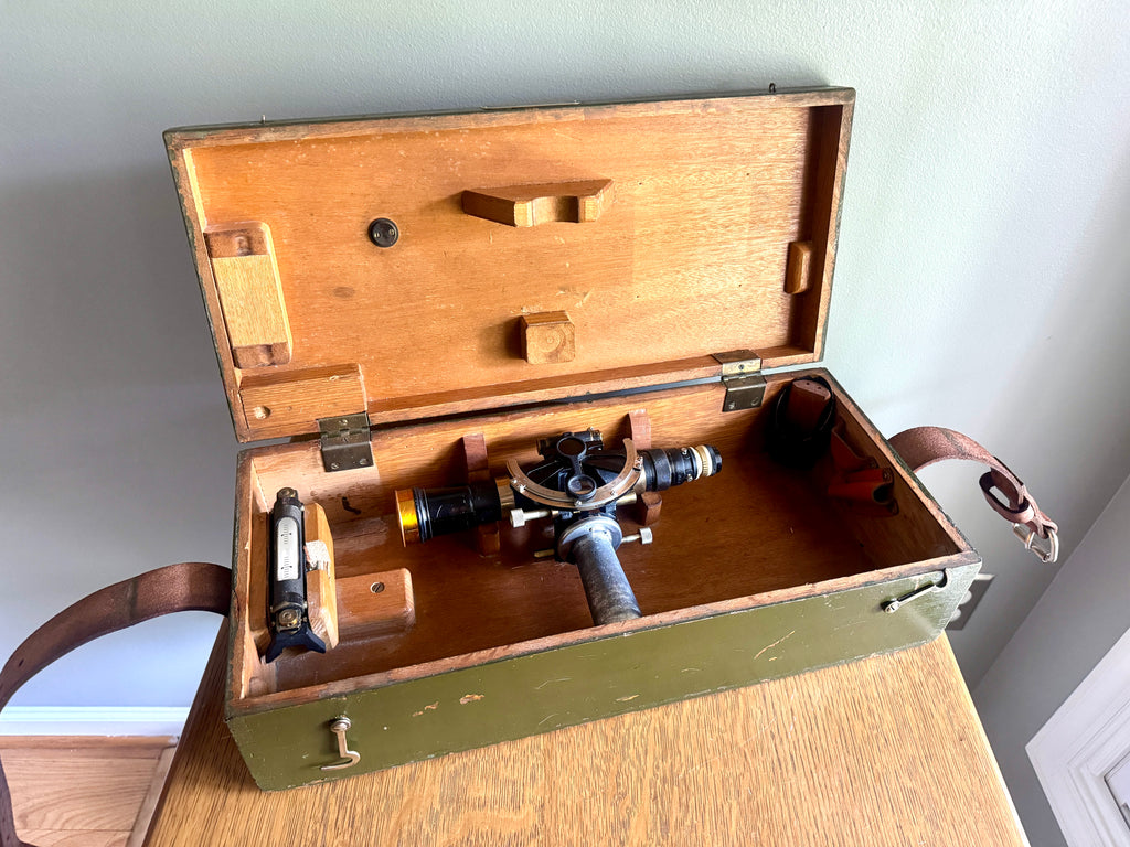Keuffel & Esser Co. Geo Survey Alidade ~ Model No. 5187A in Original Box ~ US Military Surveying Transit