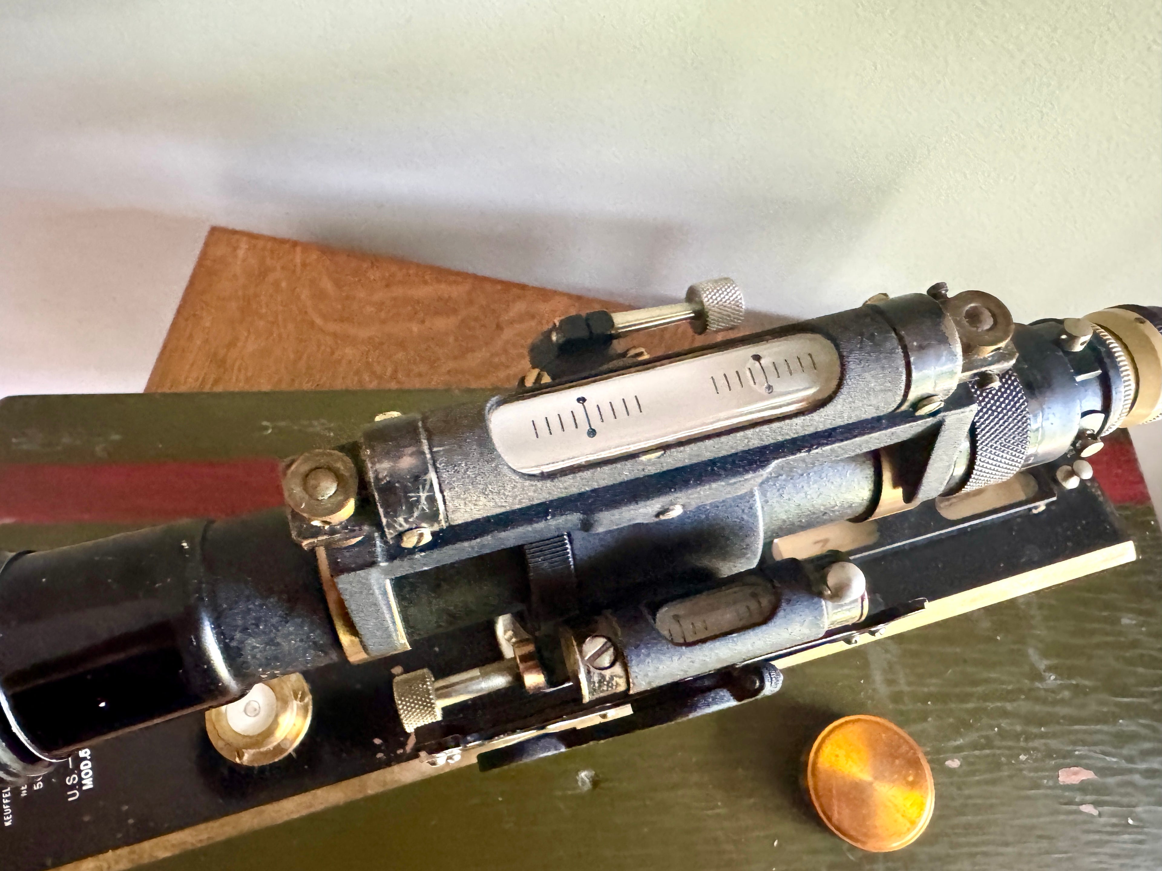 Keuffel & Esser Co. Geo Survey Alidade ~ Model No. 5187A in Original Box ~ US Military Surveying Transit