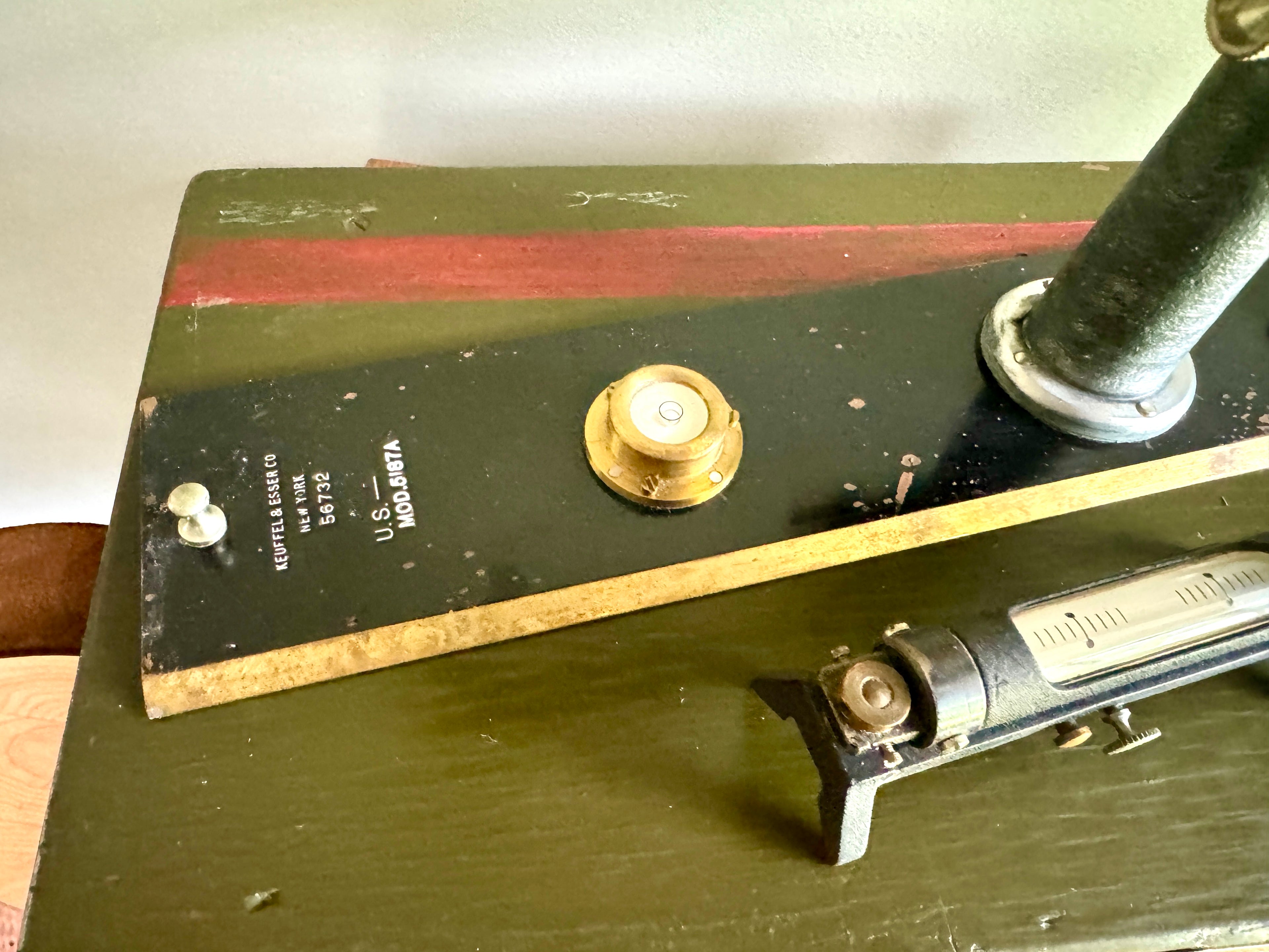 Keuffel & Esser Co. Geo Survey Alidade ~ Model No. 5187A in Original Box ~ US Military Surveying Transit