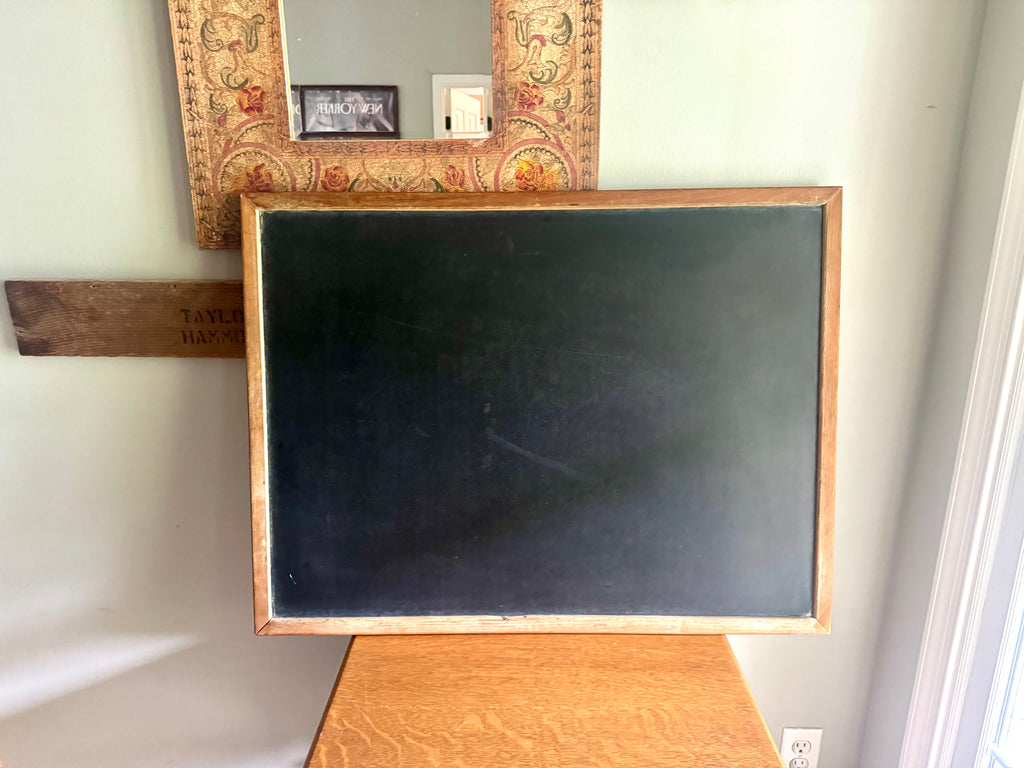 Vintage Raggedy Ann & Andy Go To School Chalkboard | Reversible Small Chalkboard | Raggedy Ann Chalkboard