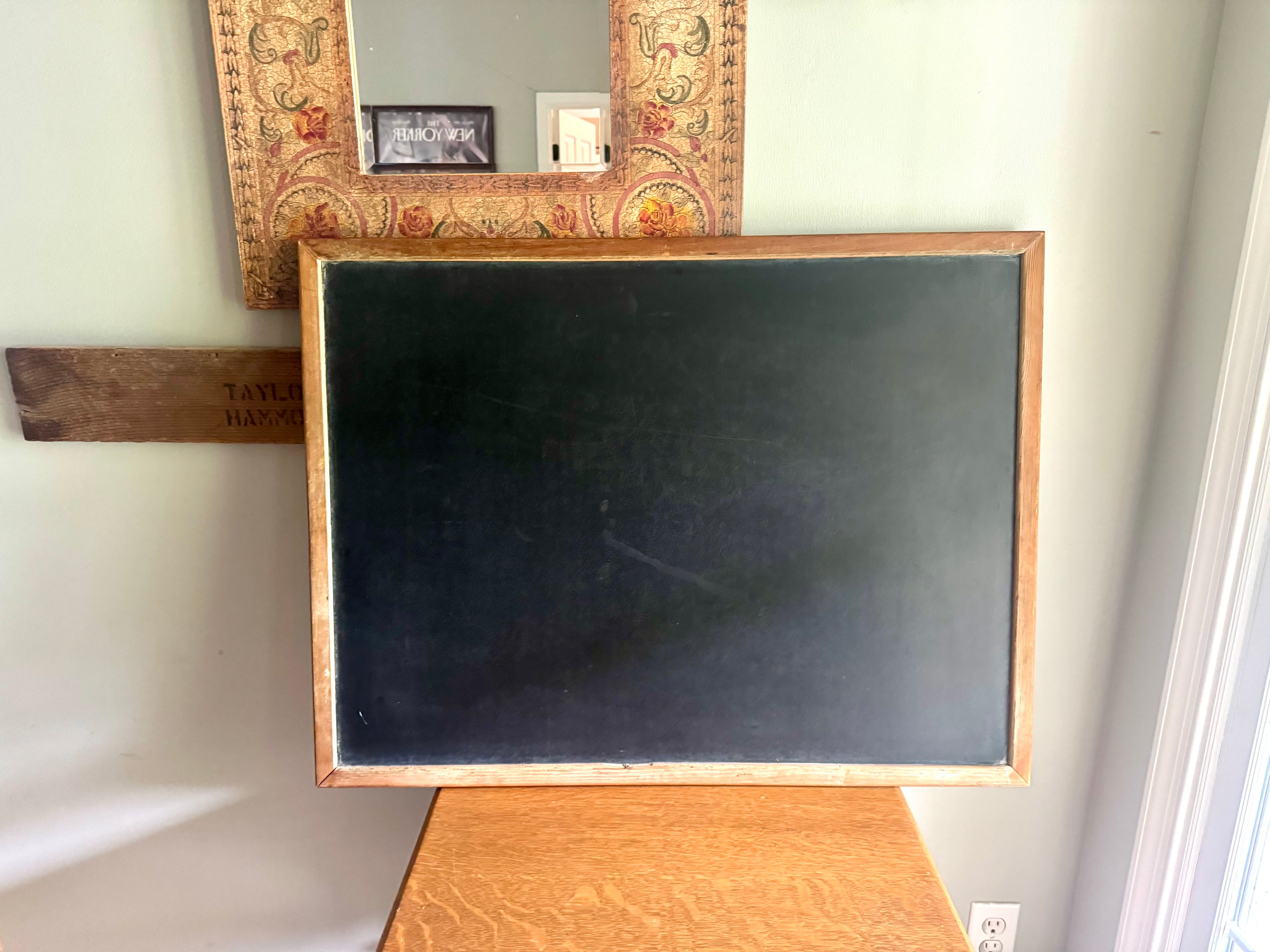 Vintage Raggedy Ann & Andy Go To School Chalkboard | Reversible Small Chalkboard | Raggedy Ann Chalkboard