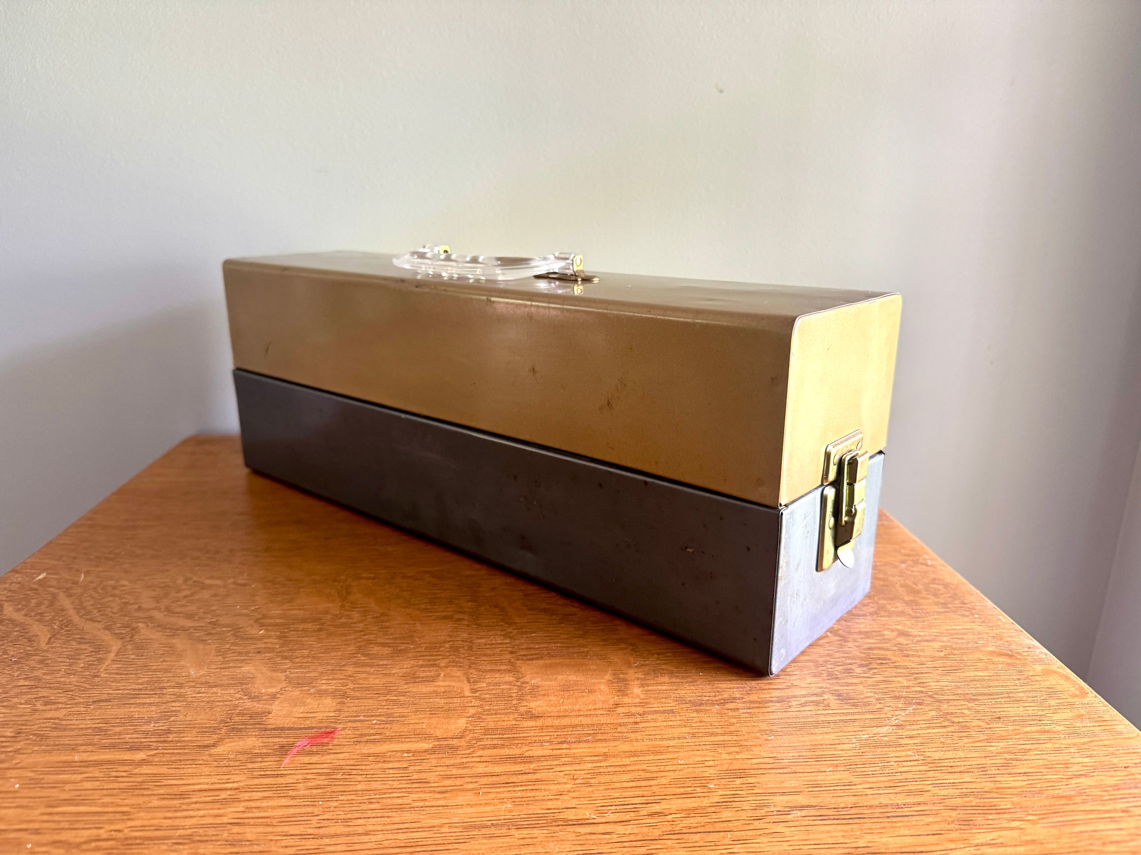 Vtg Smith-Victor Light Bar Original Box ~ Smith-Victor Metal Case with Handle