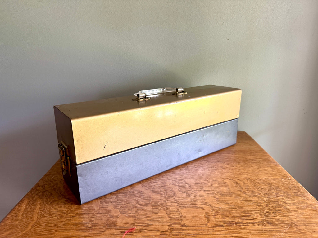 Vtg Smith-Victor Light Bar Original Box ~ Smith-Victor Metal Case with Handle