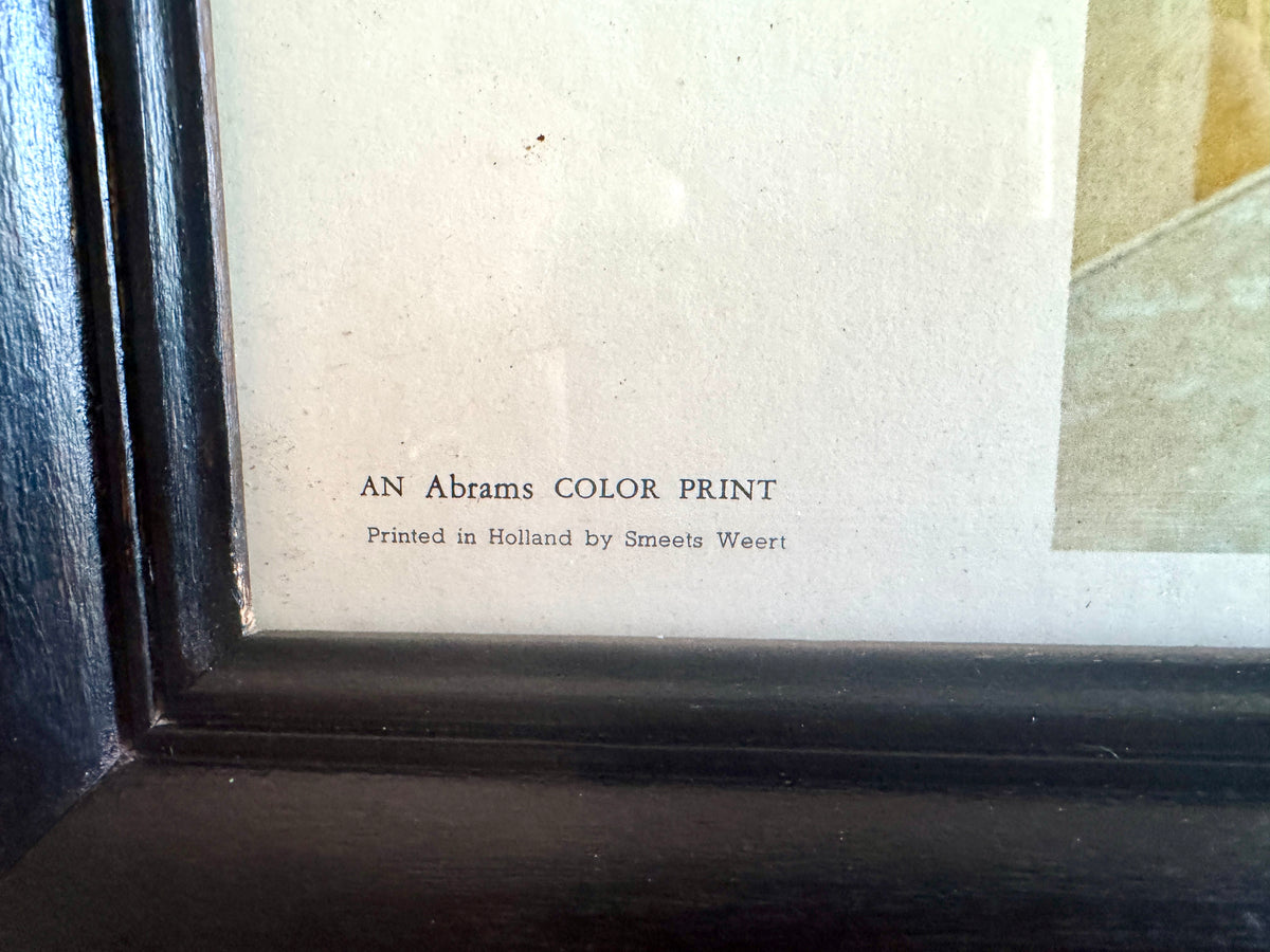 Framed Andrew Wyeth "Ground Hog Day" Print ~ Philadelphia of Museum Abrams Color Pint Lithograph