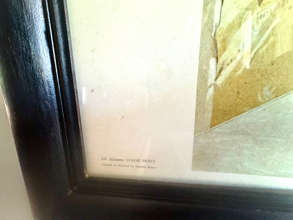 Framed Andrew Wyeth "Ground Hog Day" Print ~ Philadelphia of Museum Abrams Color Pint Lithograph