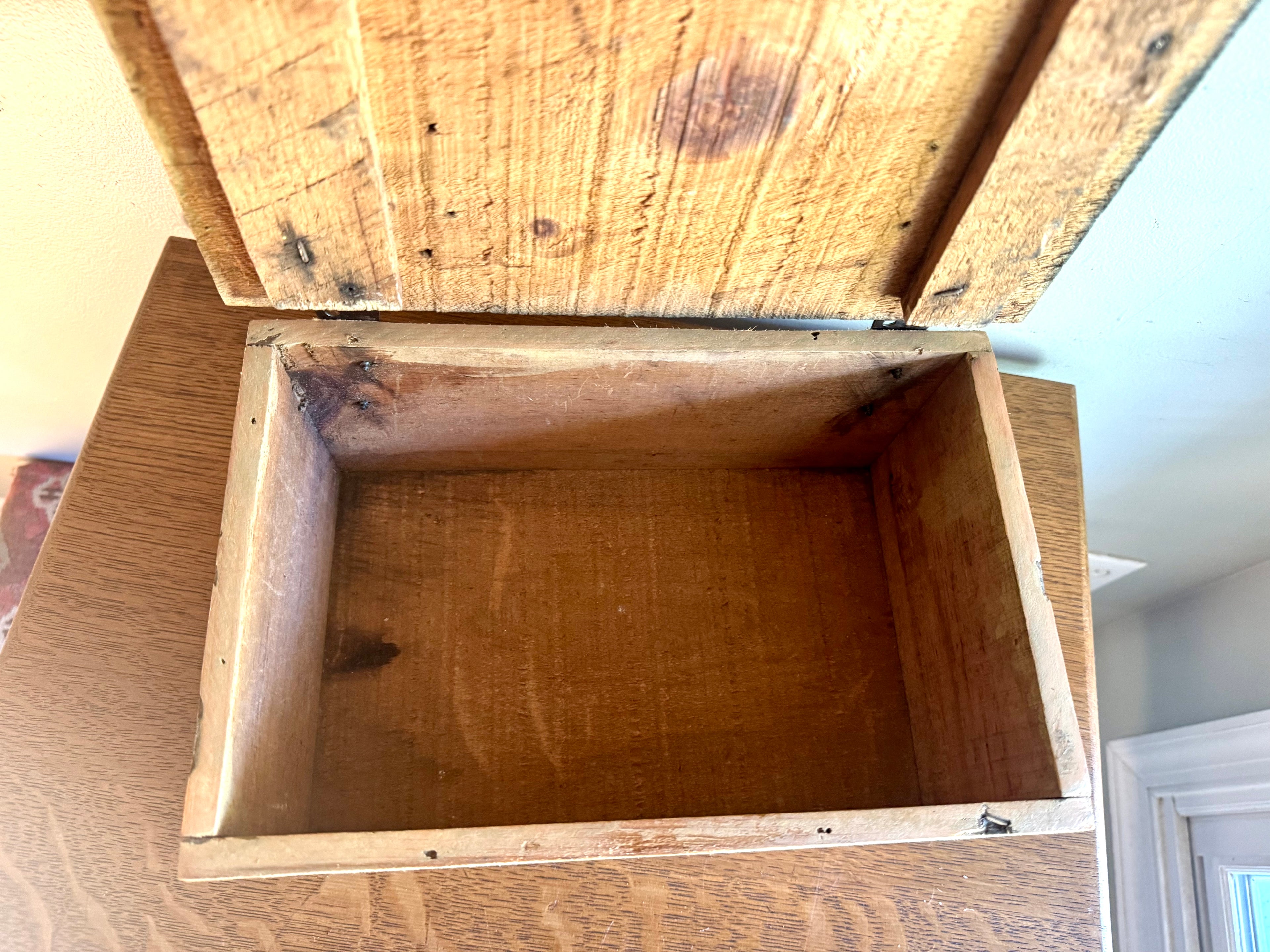 Distressed Wooden Dupont Blasting Cap Box | Rustic Wood Dupont Blasting Cap Storage Box