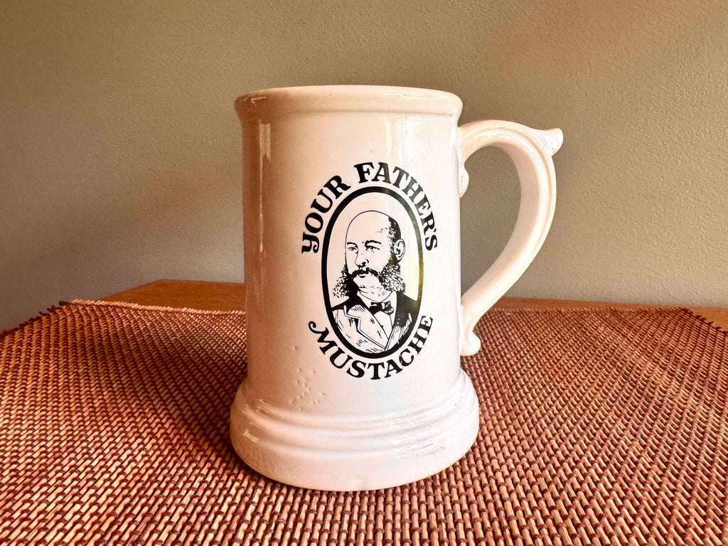 Vintage “Your Father’s Mustache” Beer Stein or Coffee Style Mug