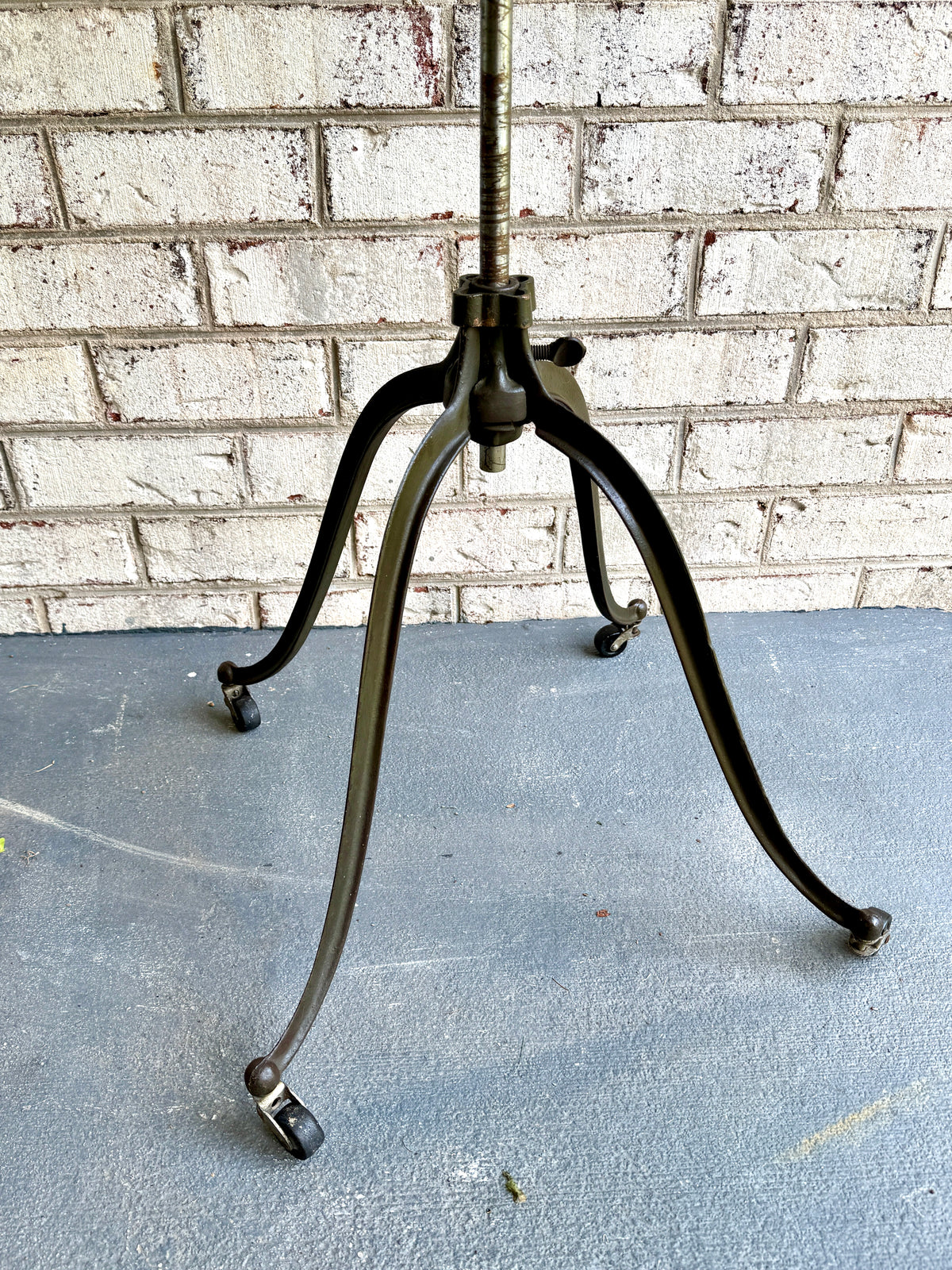 Antique Victorian Cast Iron and Walnut Adjustable Dictionary Stand By R.M. Lambie ~ Victorian Music Stand
