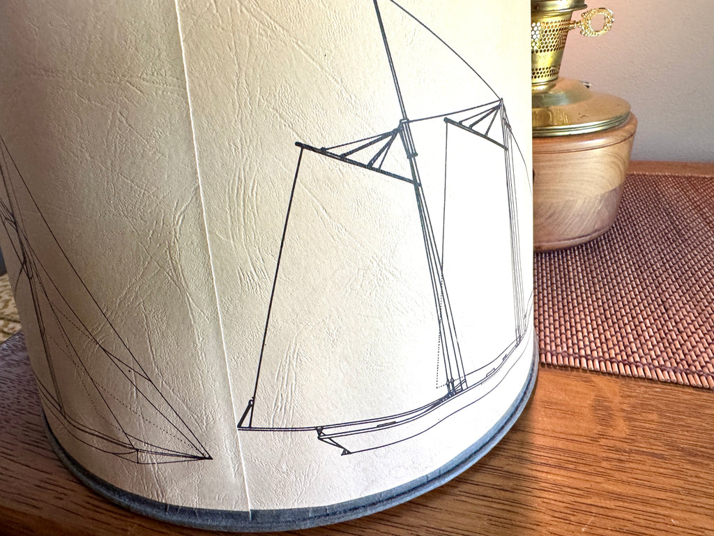 Vtg Aladdin Model 23 Mariner Converted Shelf Kerosine Lamp ~ Maritime Aladdin Model 23 Electric Lamp