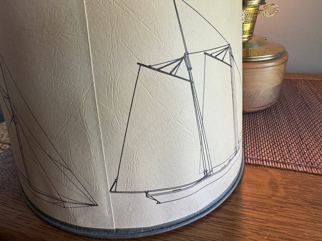 Vtg Aladdin Model 23 Mariner Converted Shelf Kerosine Lamp ~ Maritime Aladdin Model 23 Electric Lamp