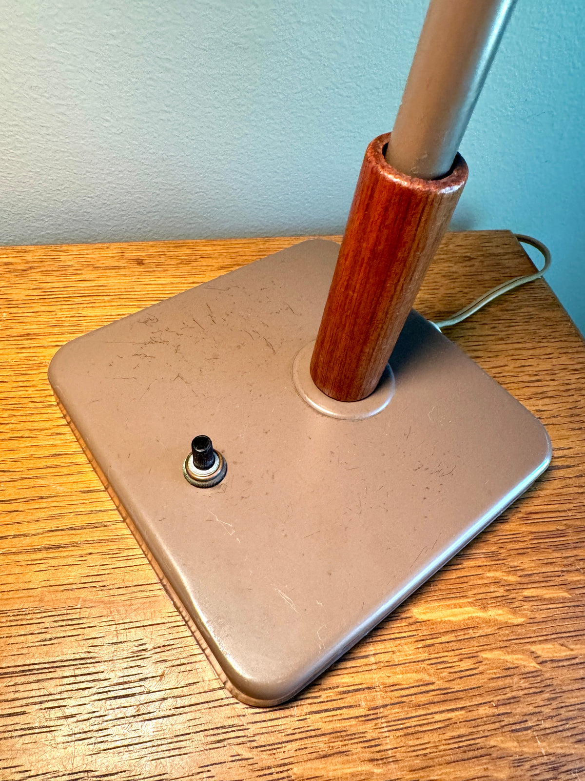 Vintage Mid Century Gooseneck Desk Lamp ~ MCM Adjustable Gooseneck Desk Lamp