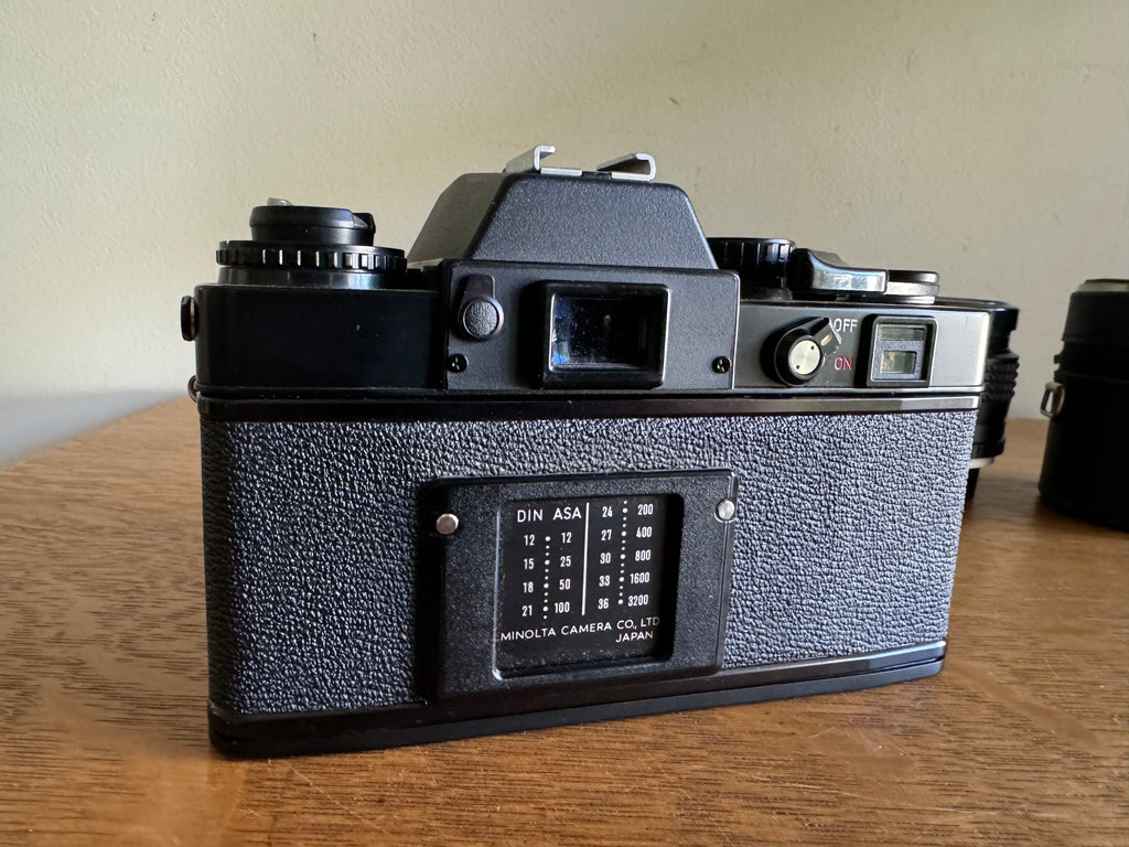 Vintage Minolta XE-7 35MM Film Camera with Extra Lens