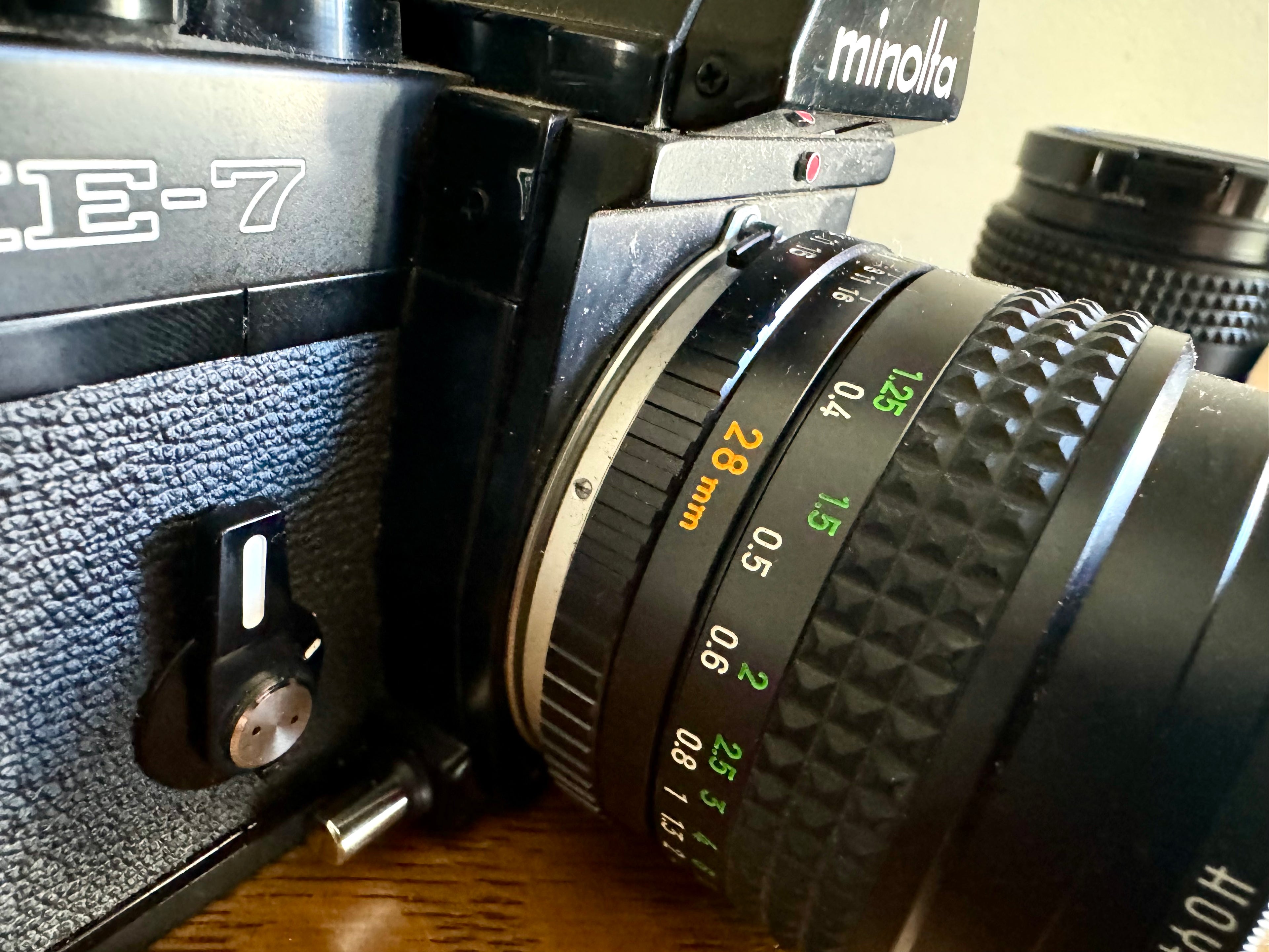 Vintage Minolta XE-7 35MM Film Camera with Extra Lens