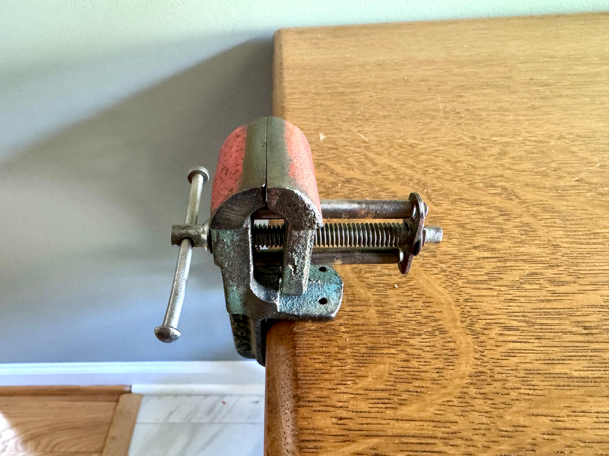 Vintage Small Jewelers Vise Japan Smooth Jaws ~ Table/desktop Hobby Vise
