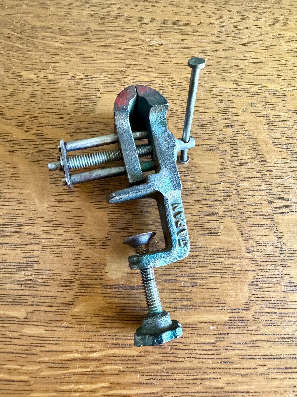 Vintage Small Jewelers Vise Japan Smooth Jaws ~ Table/desktop Hobby Vise