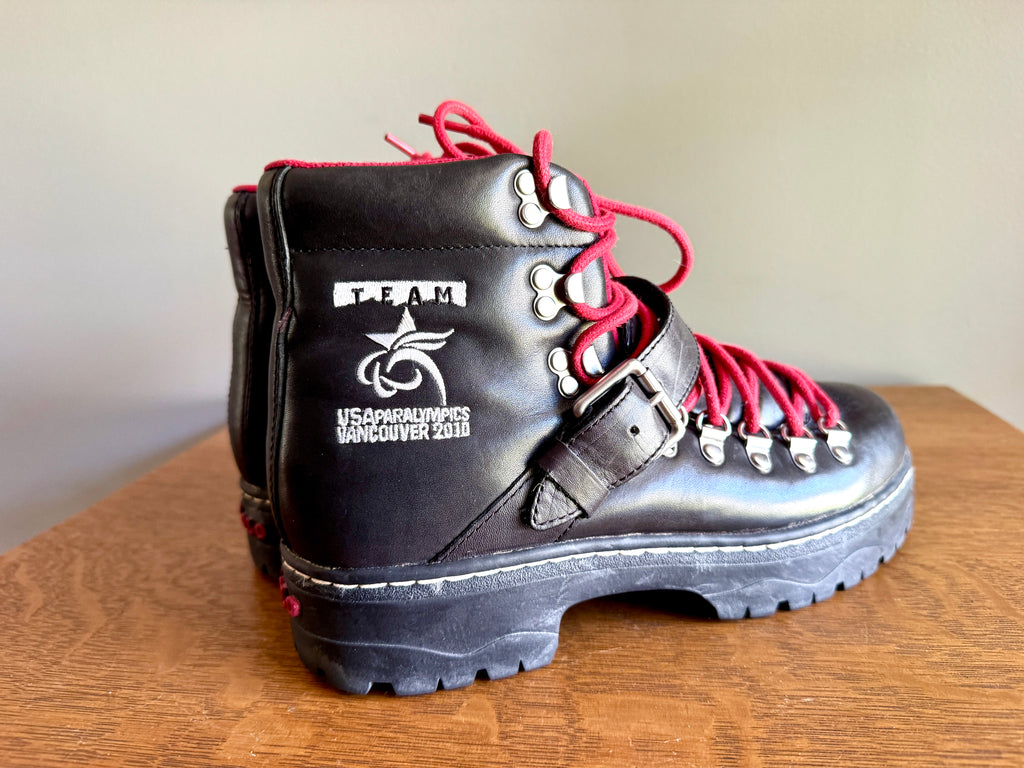 Polo Ralph Lauren Vancouver Team USA 2010 Paralympics Leather Boots Size 9