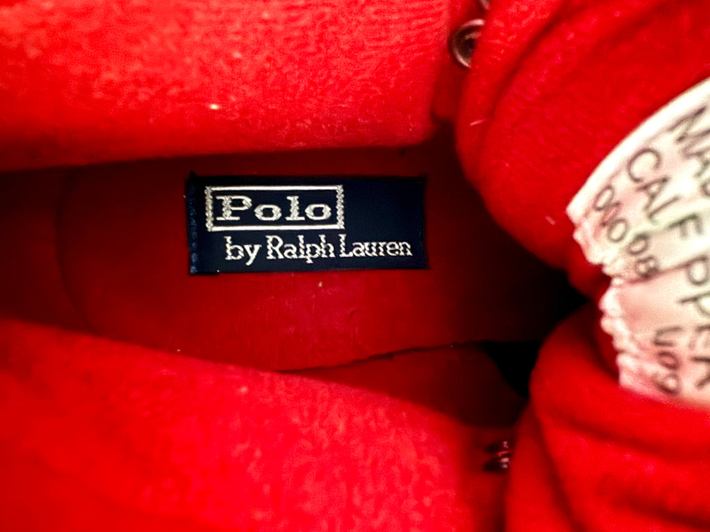 Polo Ralph Lauren Vancouver Team USA 2010 Paralympics Leather Boots Size 9
