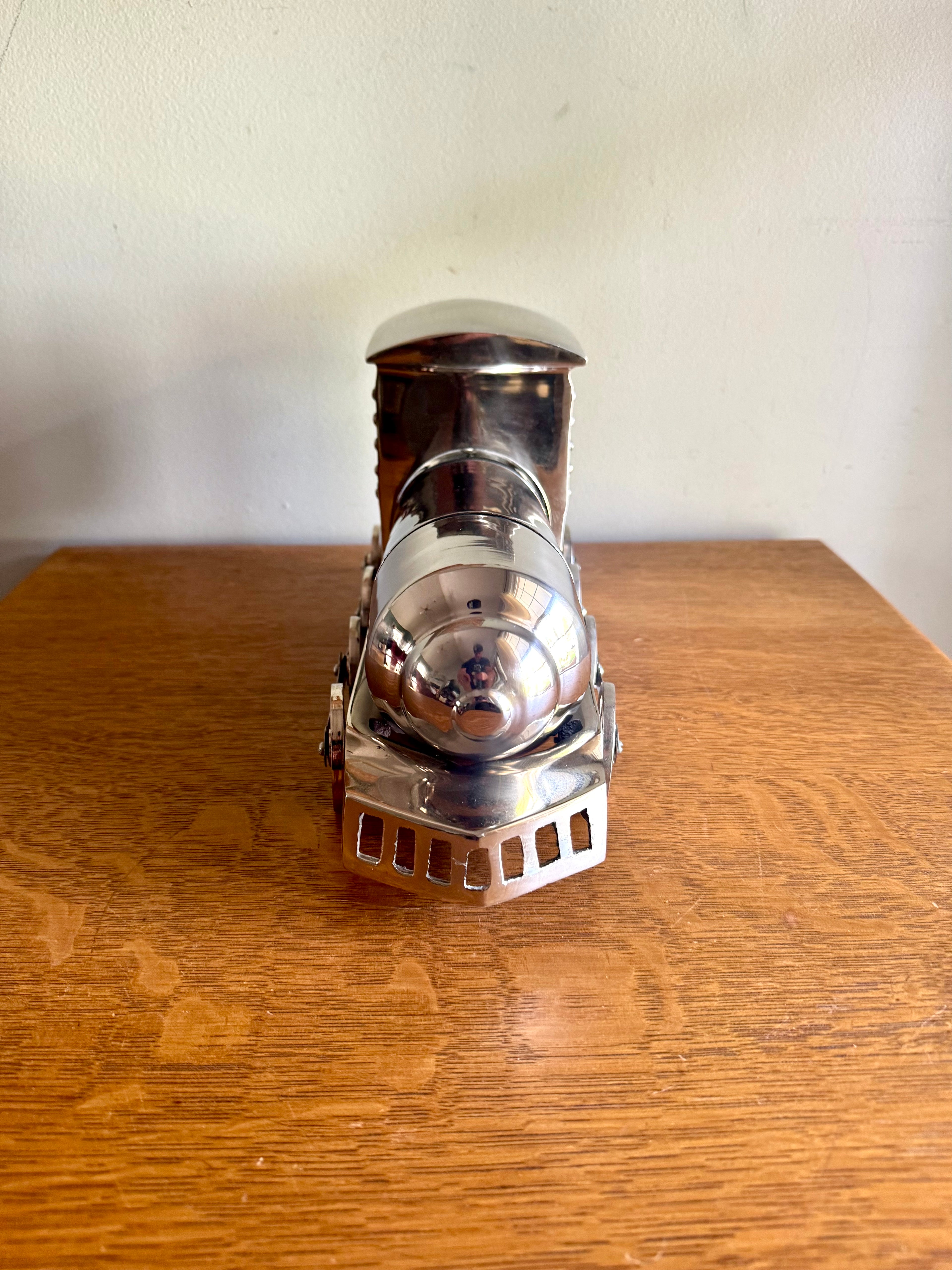 Stainless Locomotive Cocktail Shaker | Train Themed Drink Shaker