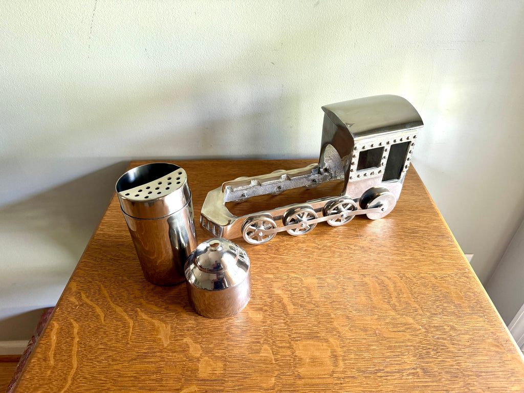 Stainless Locomotive Cocktail Shaker | Train Themed Drink Shaker