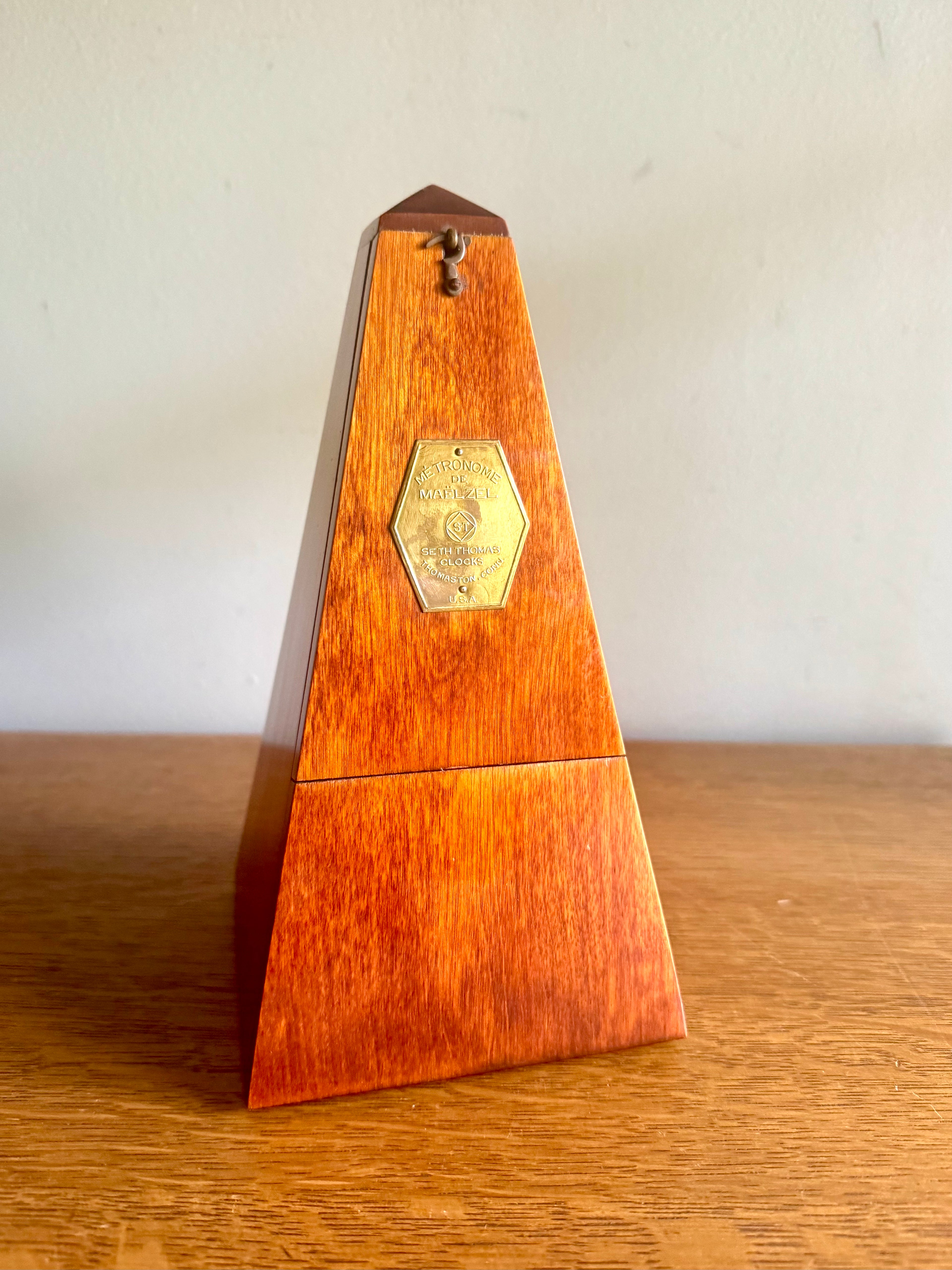 Vintage Seth Thomas Metronome De Maezel | Musician Tempo Device
