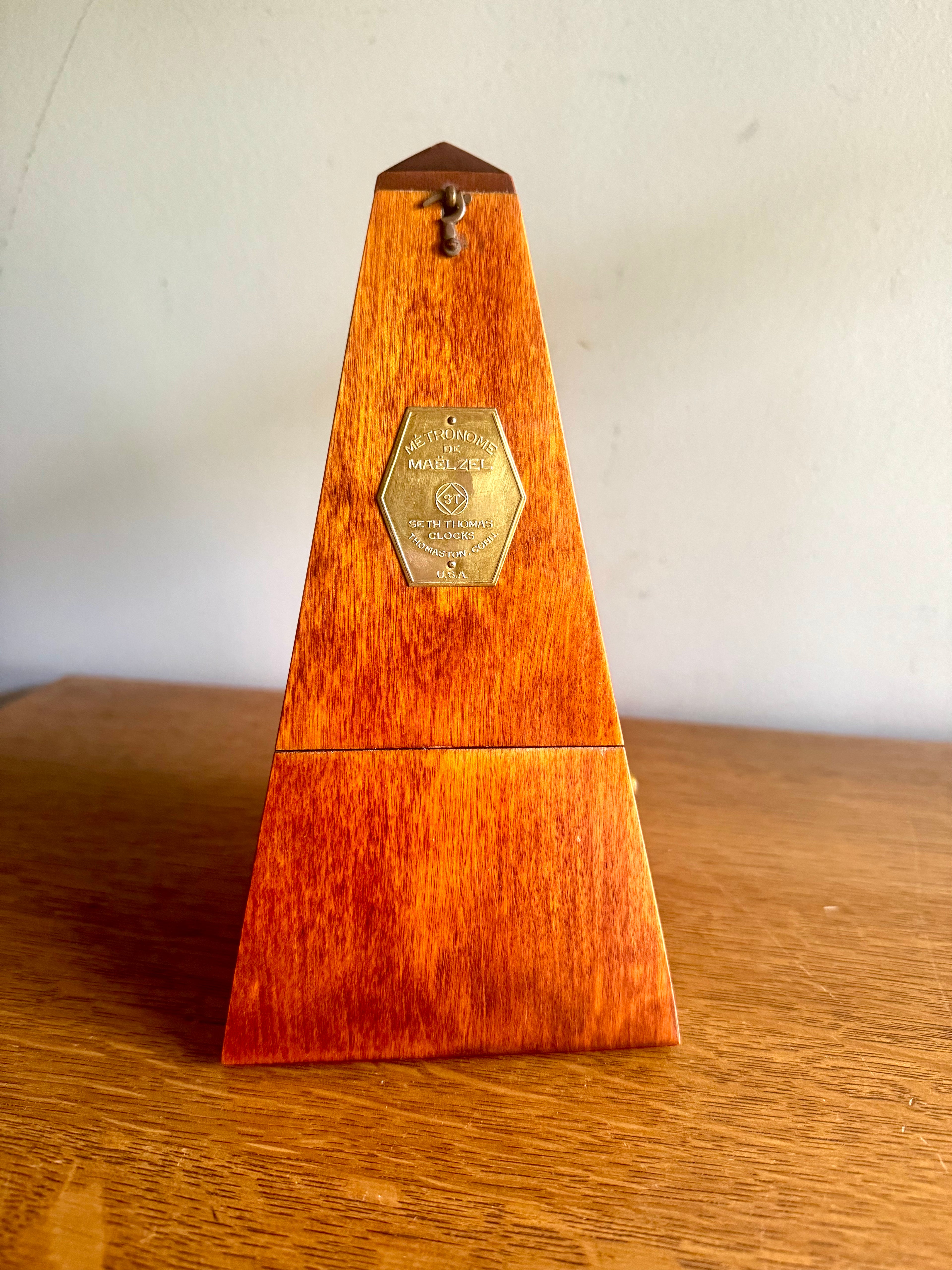 Vintage Seth Thomas Metronome De Maezel | Musician Tempo Device