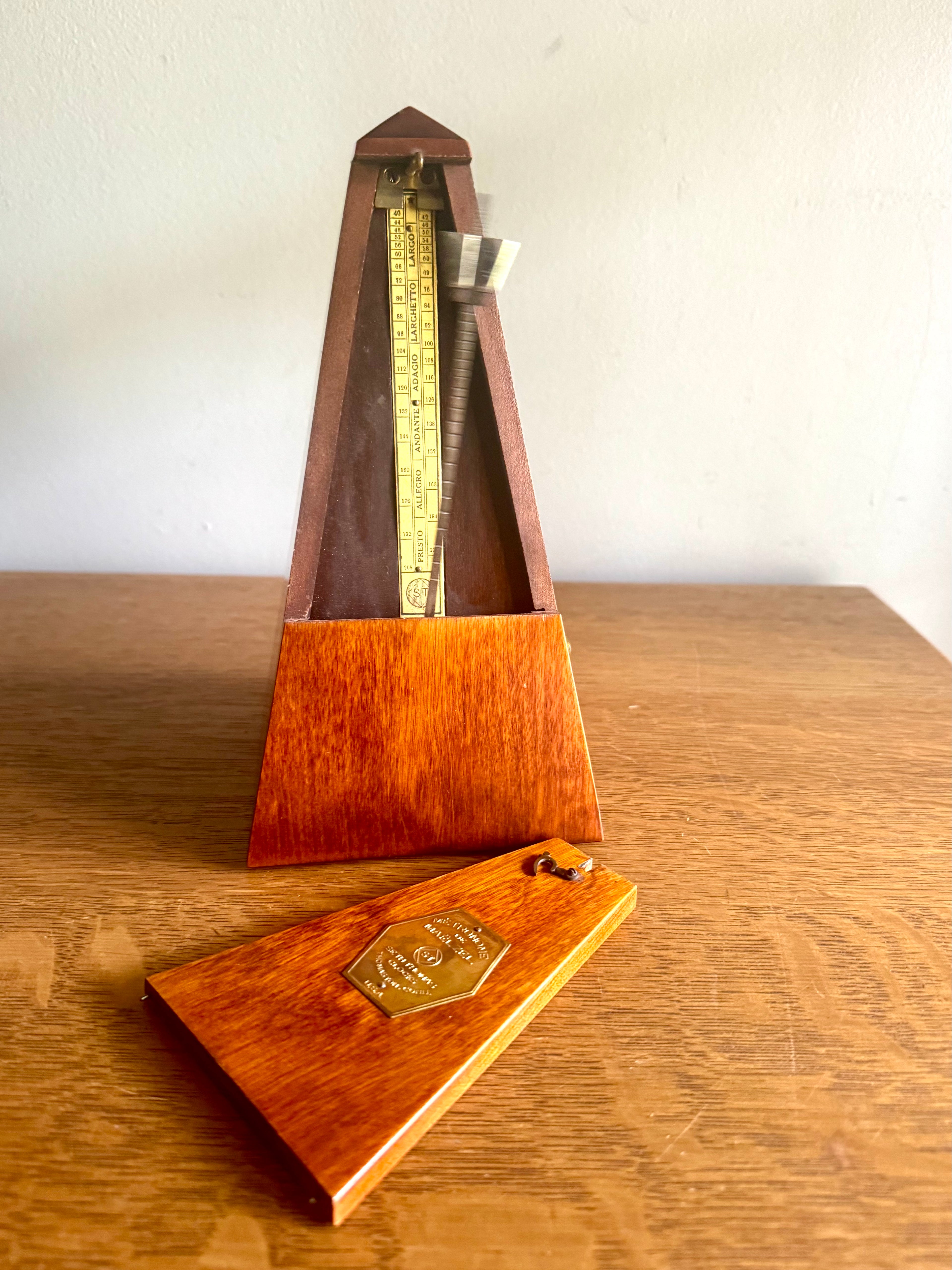 Vintage Seth Thomas Metronome De Maezel | Musician Tempo Device