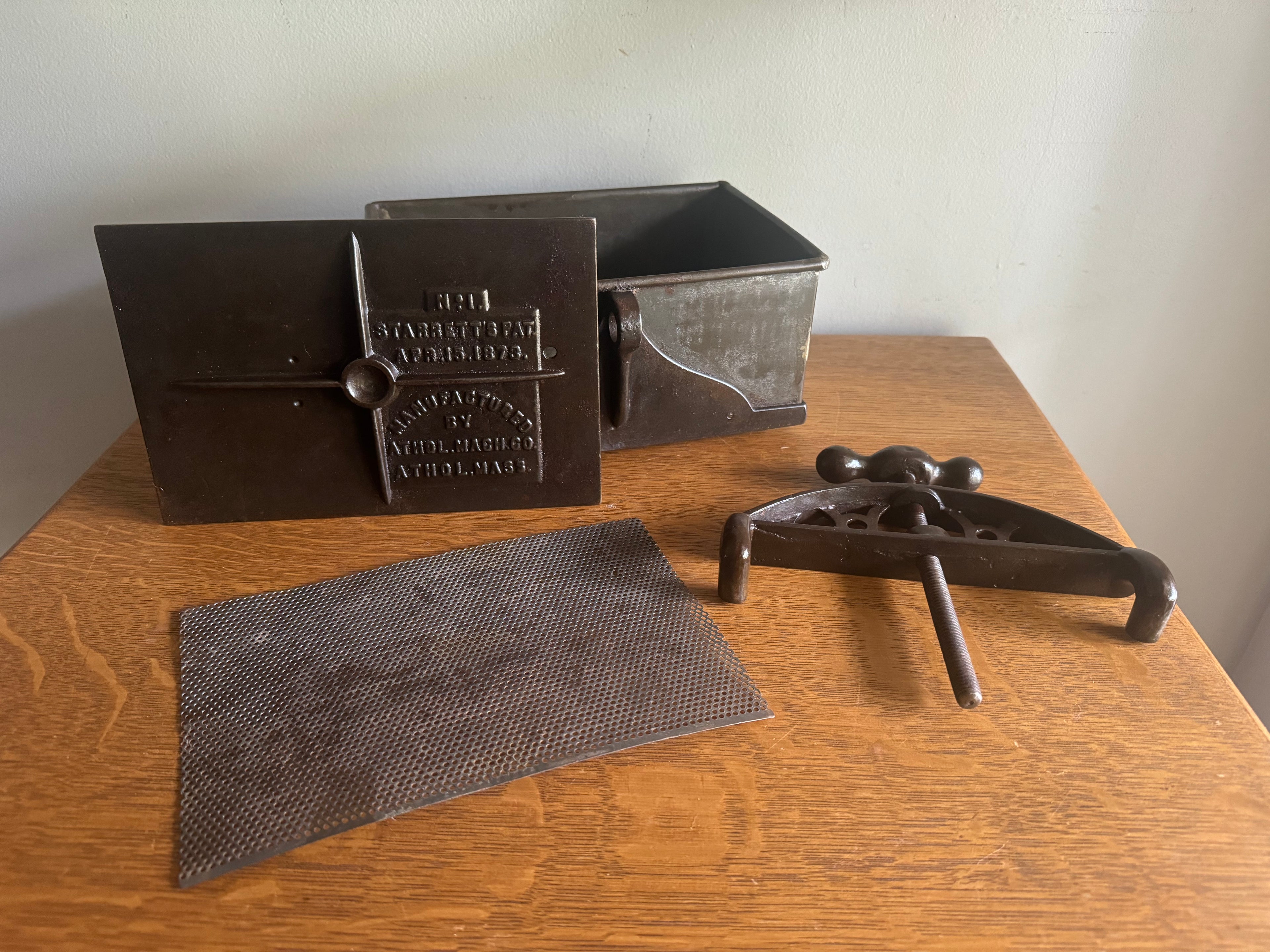 Antique Athol Machine Co. Cast Iron Fruit Press