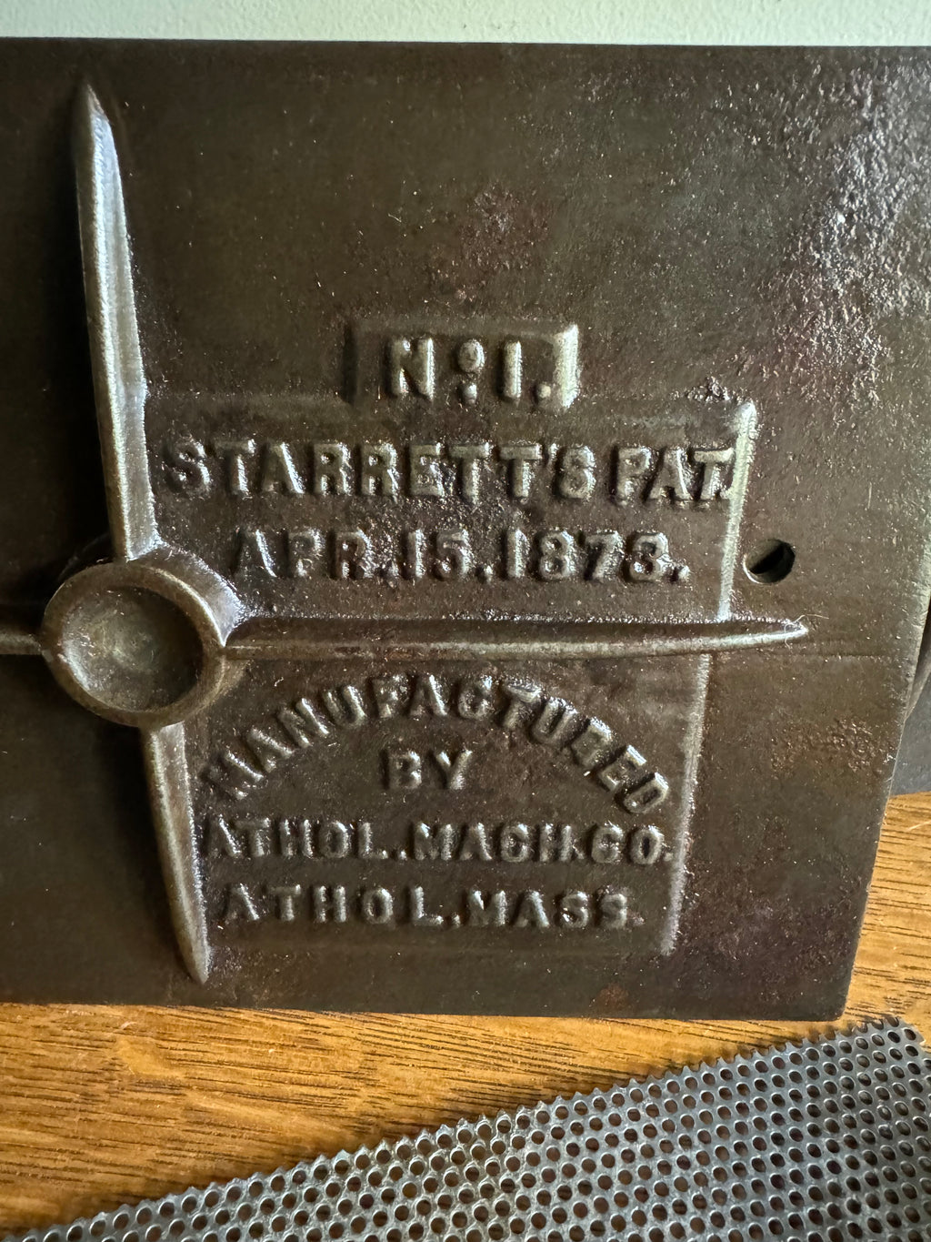 Antique Athol Machine Co. Cast Iron Fruit Press