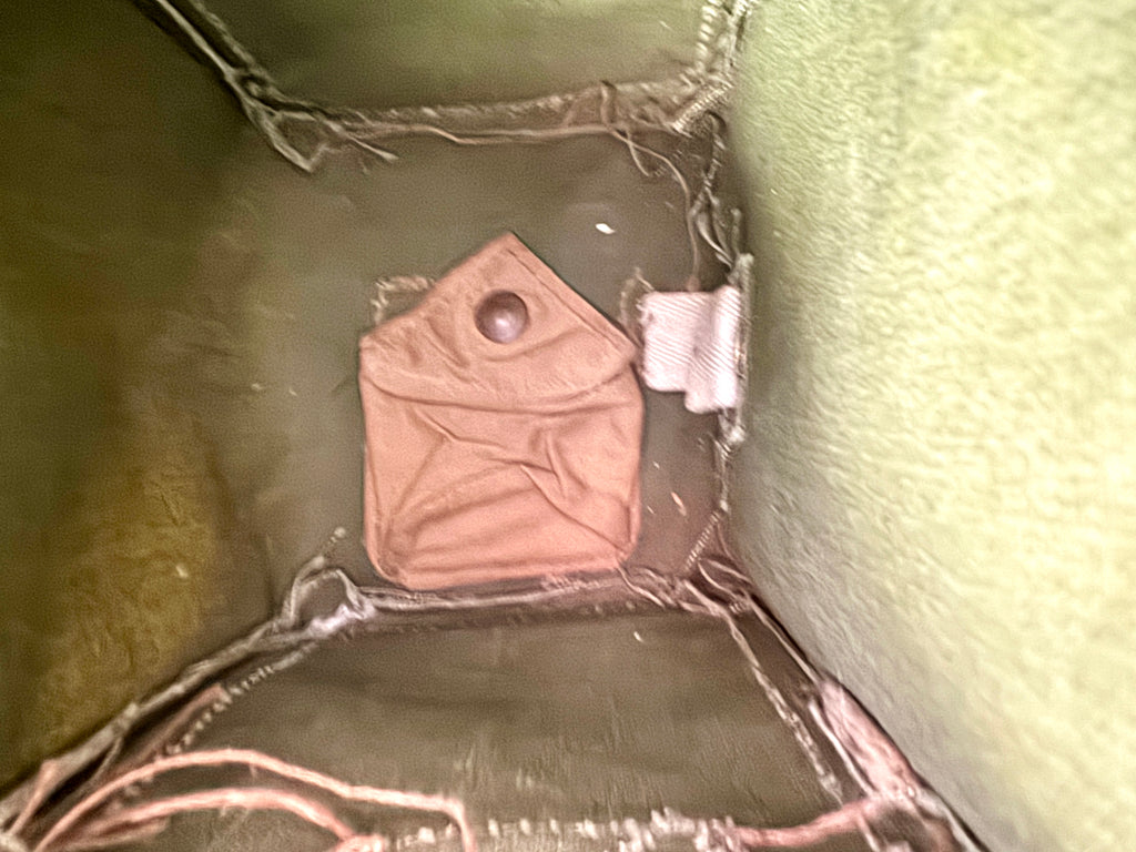 Vintage WWII 1944 British Light II Anti-Gas Respirator / Gas Mask Bag Haversack ~ Military Shoulder Bag
