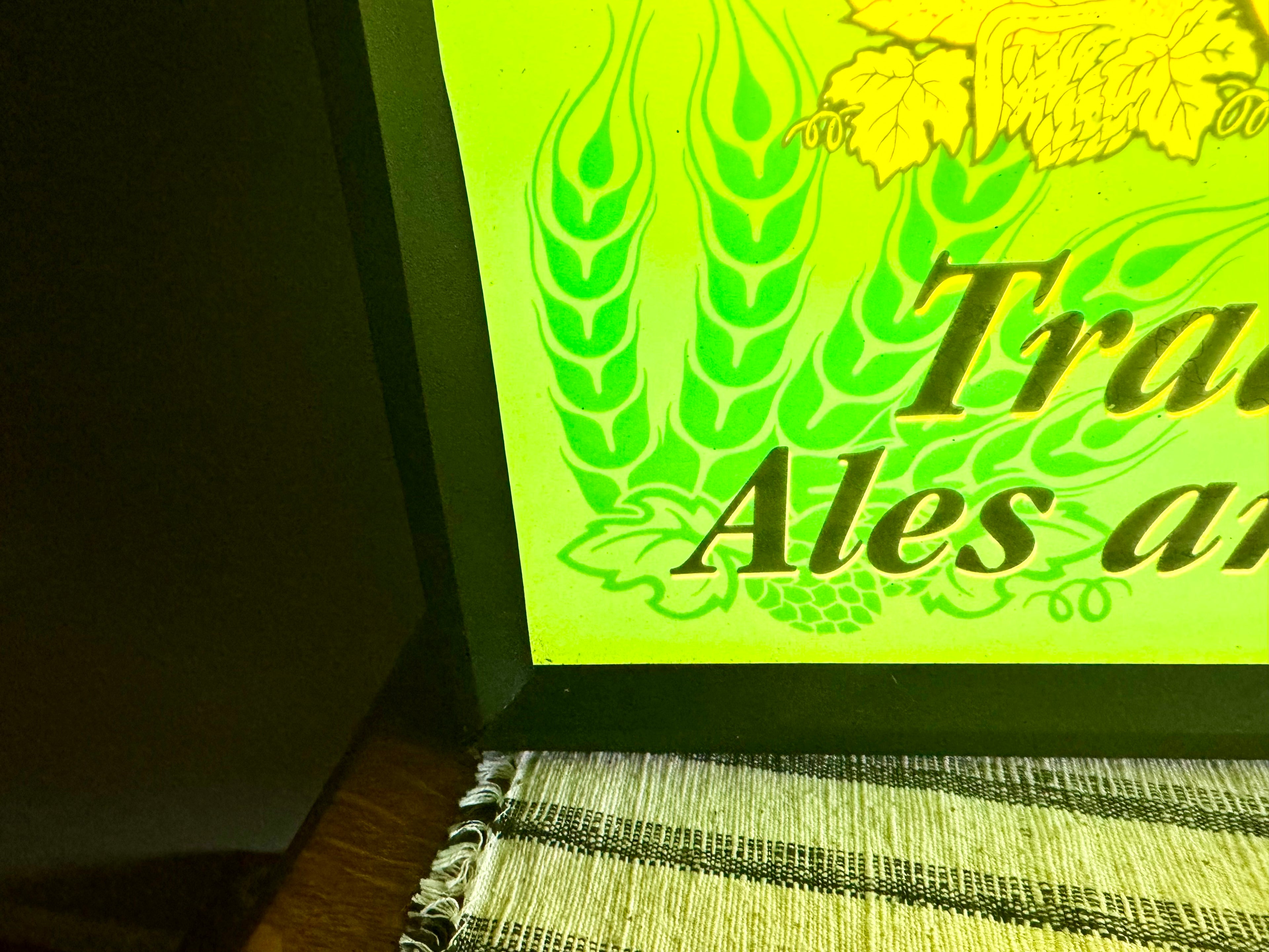 Vintage Sierra Nevada Lighted Advertisement Sign | Traditional Ales and Lagers Lighted Sign