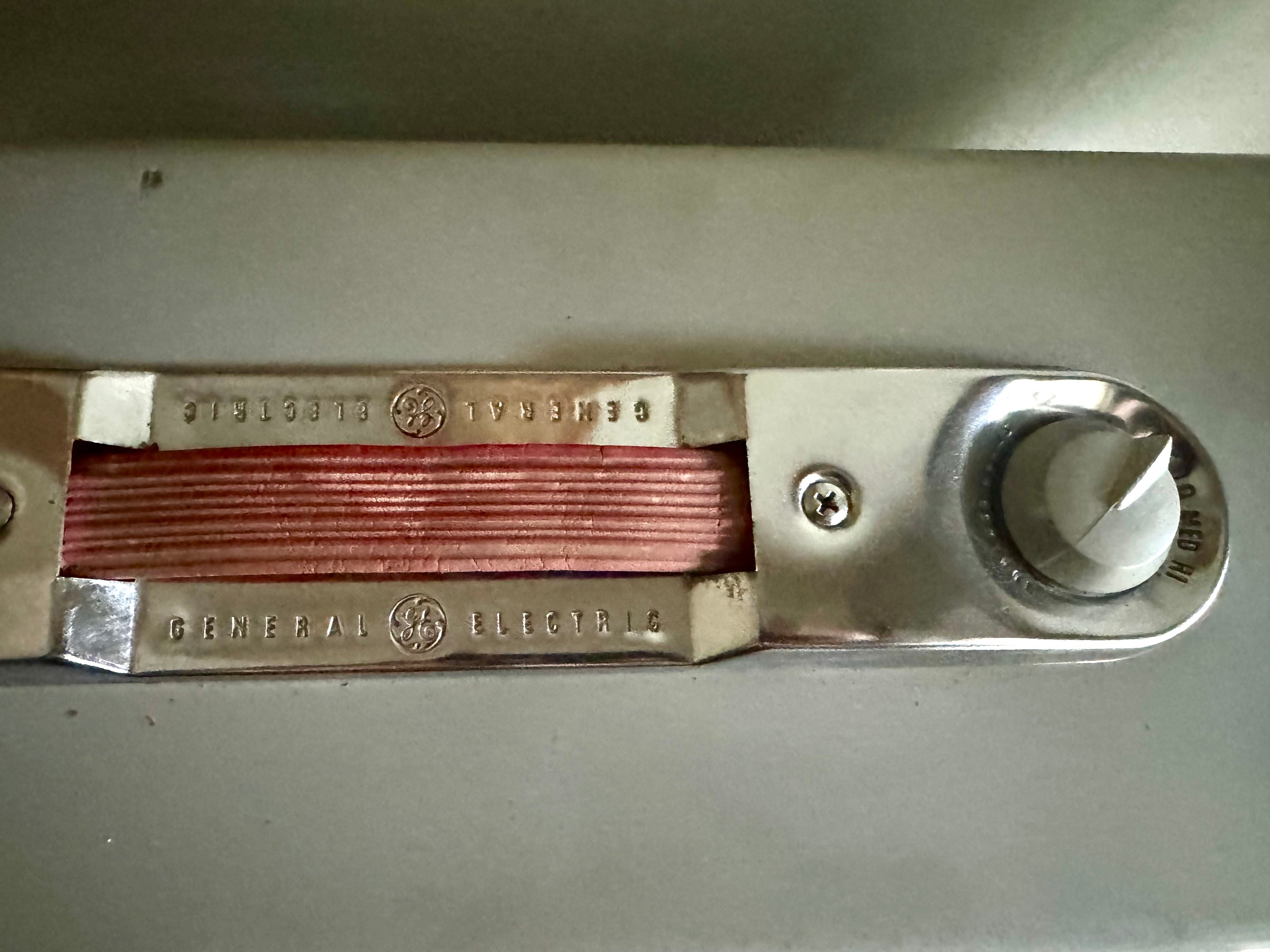 Vintage Mid Century Twin Blade General Electric Ventilator Fan | General Electric Model 44 Dual Fan Box Fan
