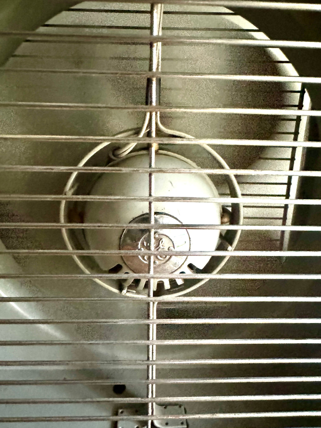 Vintage Mid Century Twin Blade General Electric Ventilator Fan | General Electric Model 44 Dual Fan Box Fan