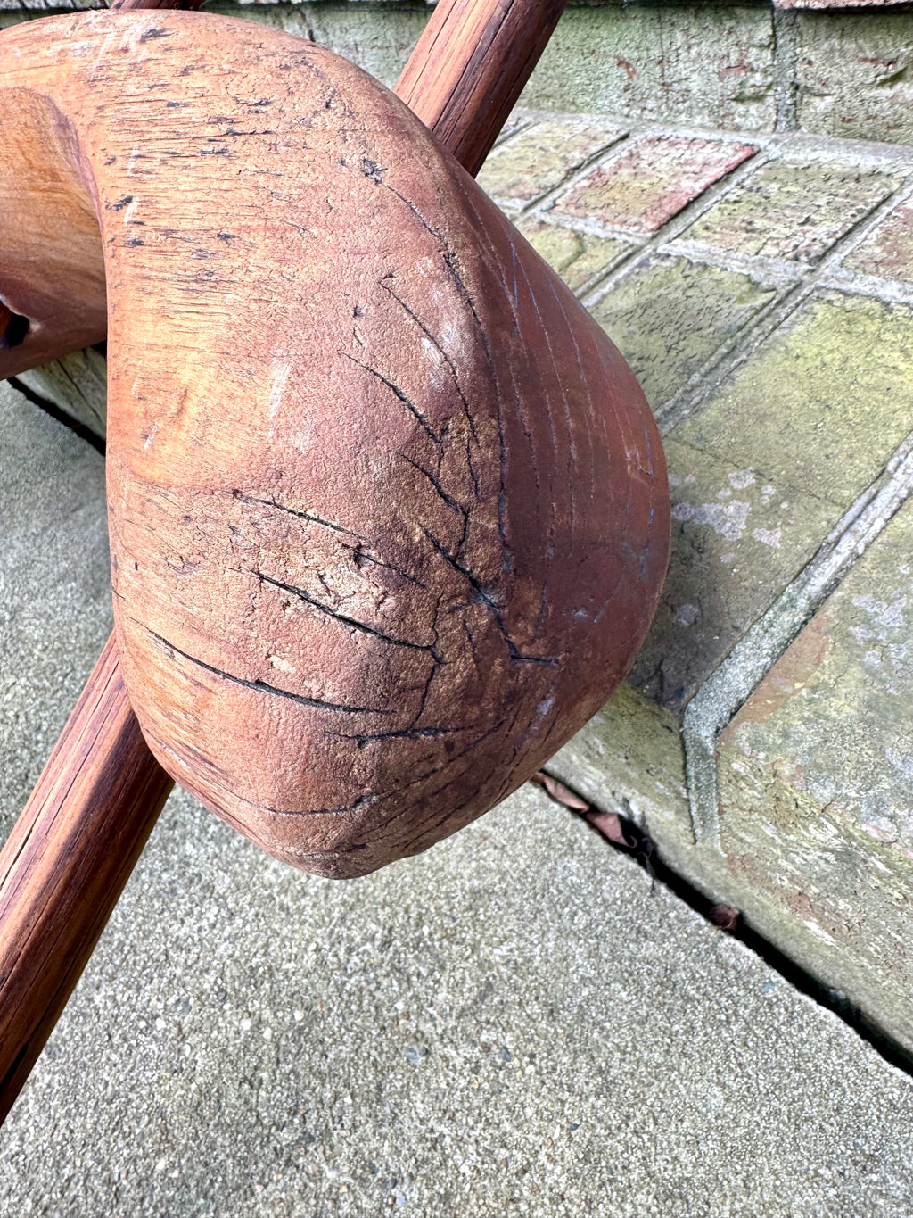 Antique Double Ox Yoke | Large Ox Yoke | Rustic Wood and Steel Double Ox Yoke | Large Primitive Handmade Double Oxen Yoke | Farmhouse Decor