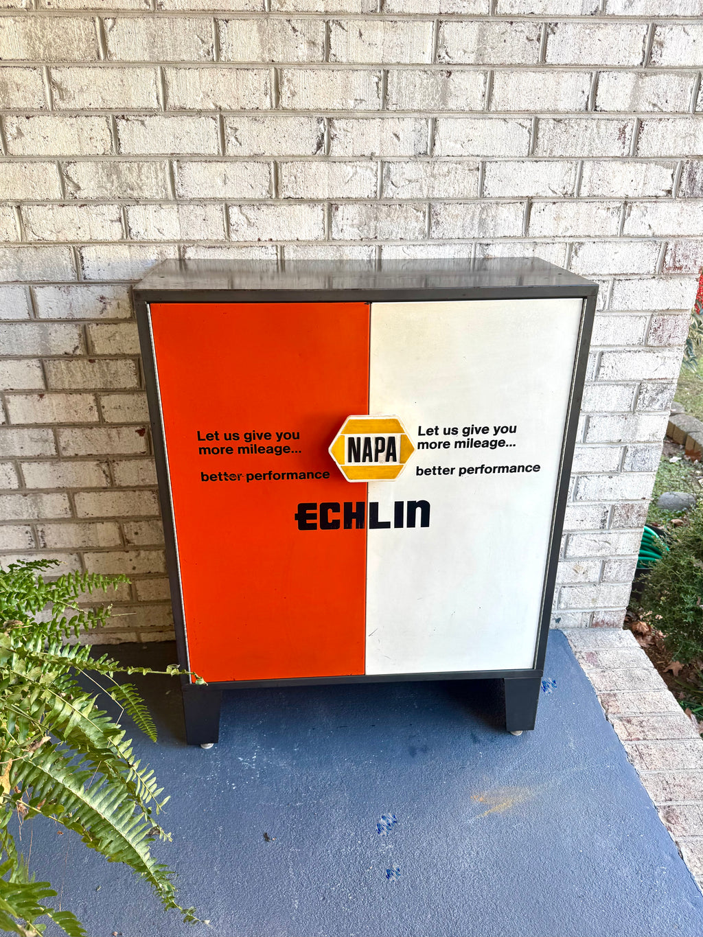 Industrial Echlin Napa Parts Cabinet | Mechanics Floor Cabinet | Industrial Napa Parts Cabinet | Industrial Li