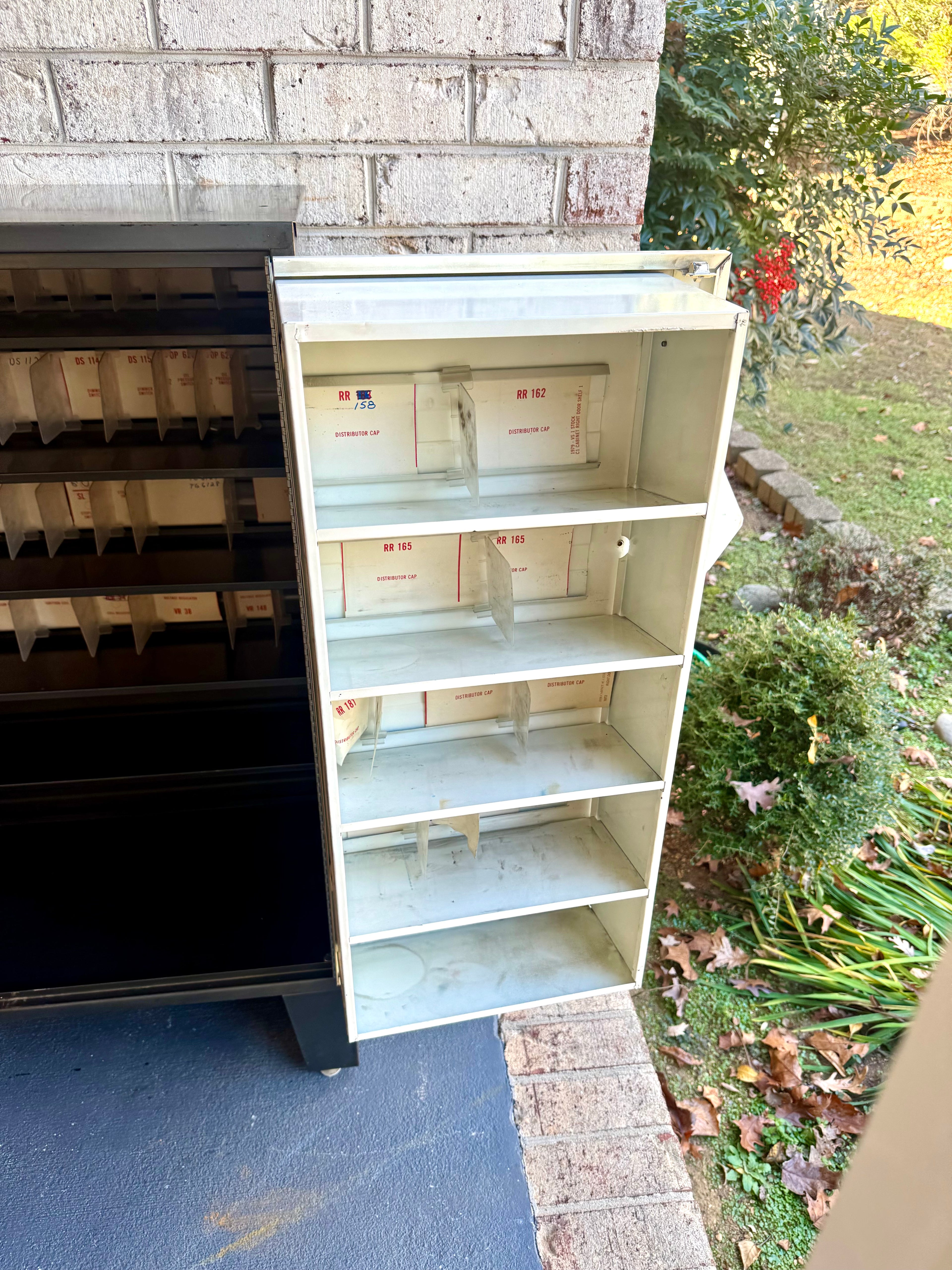 Industrial Echlin Napa Parts Cabinet | Mechanics Floor Cabinet | Industrial Napa Parts Cabinet | Industrial Li