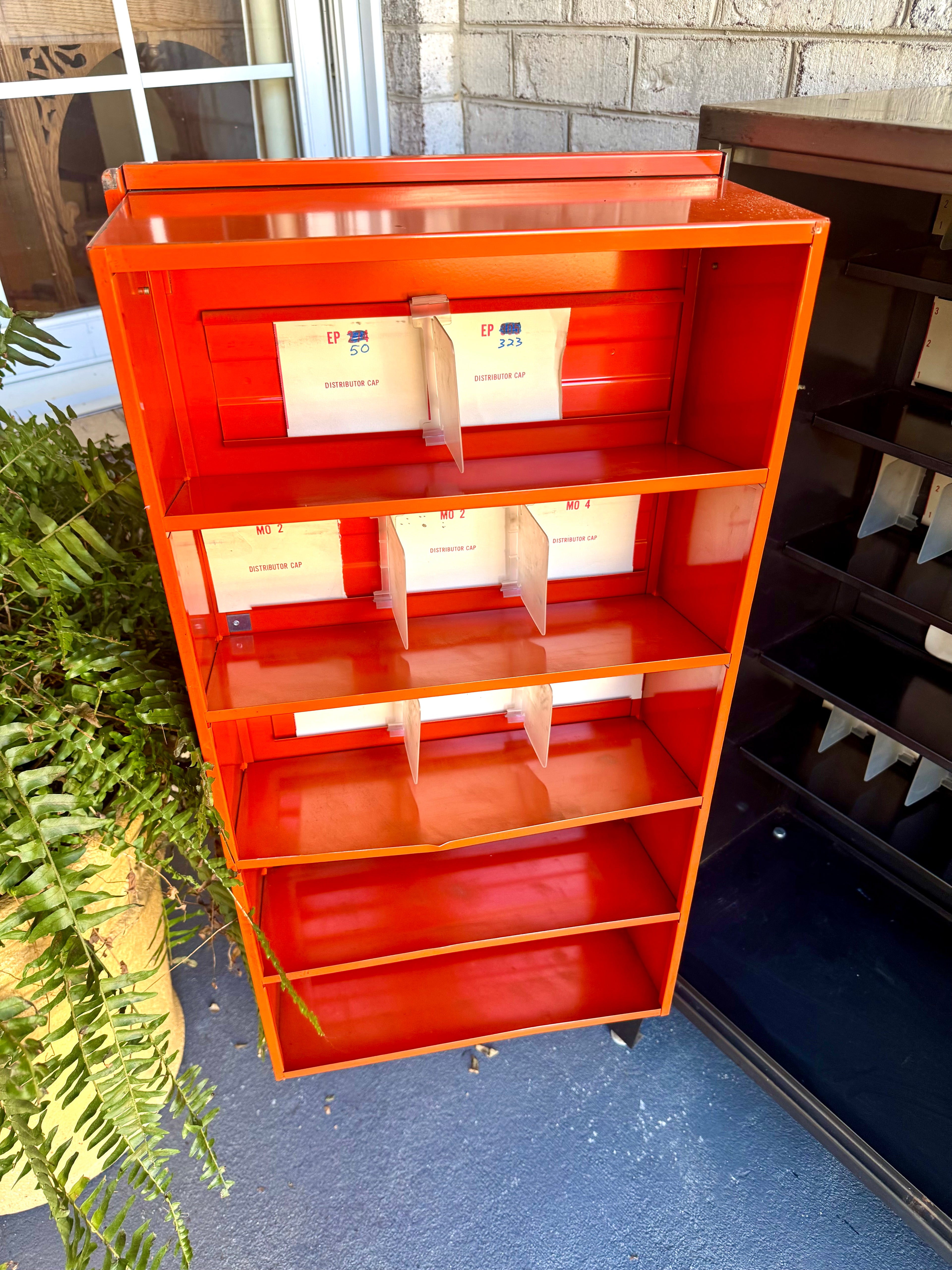 Industrial Echlin Napa Parts Cabinet | Mechanics Floor Cabinet | Industrial Napa Parts Cabinet | Industrial Li