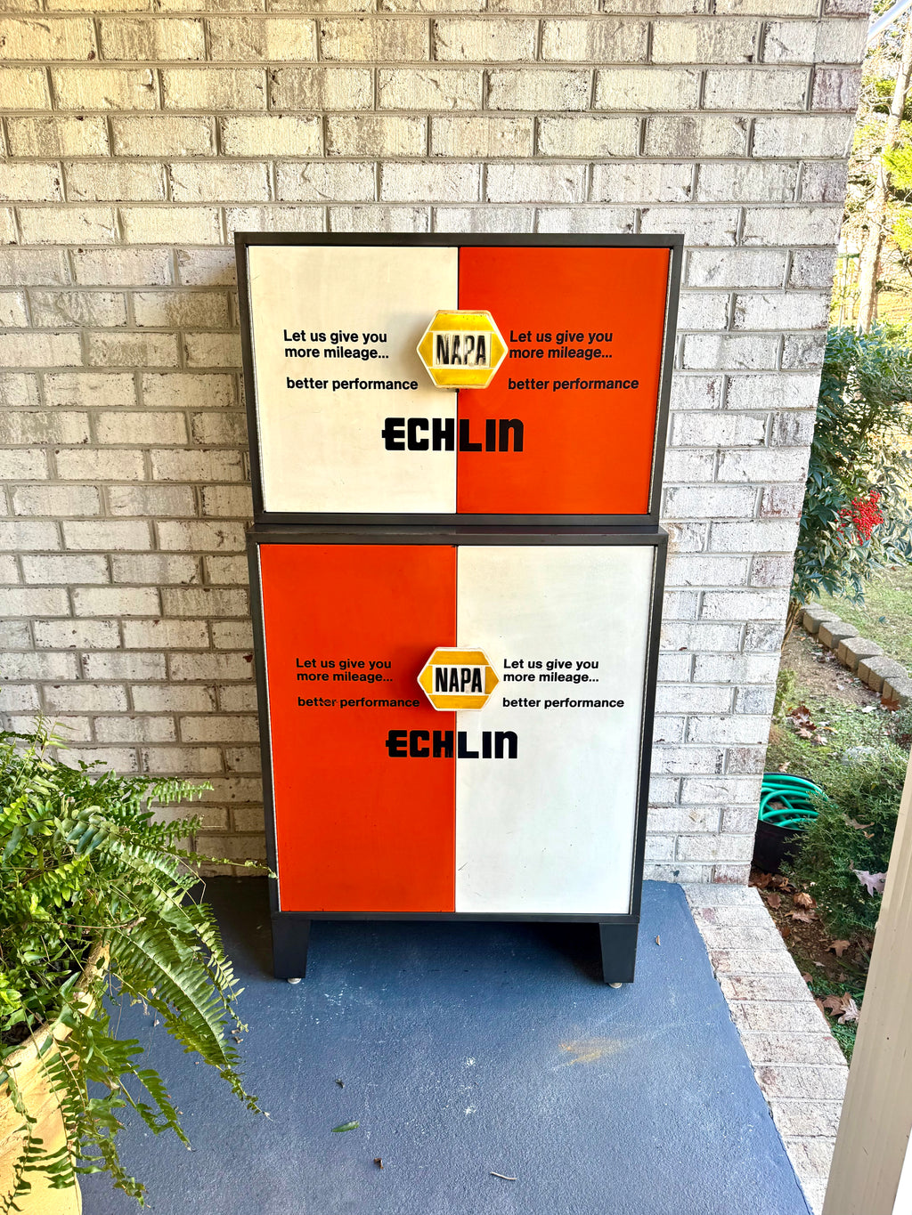 Industrial Echlin Napa Parts Cabinet | Mechanics Floor Cabinet | Industrial Napa Parts Cabinet | Industrial Li