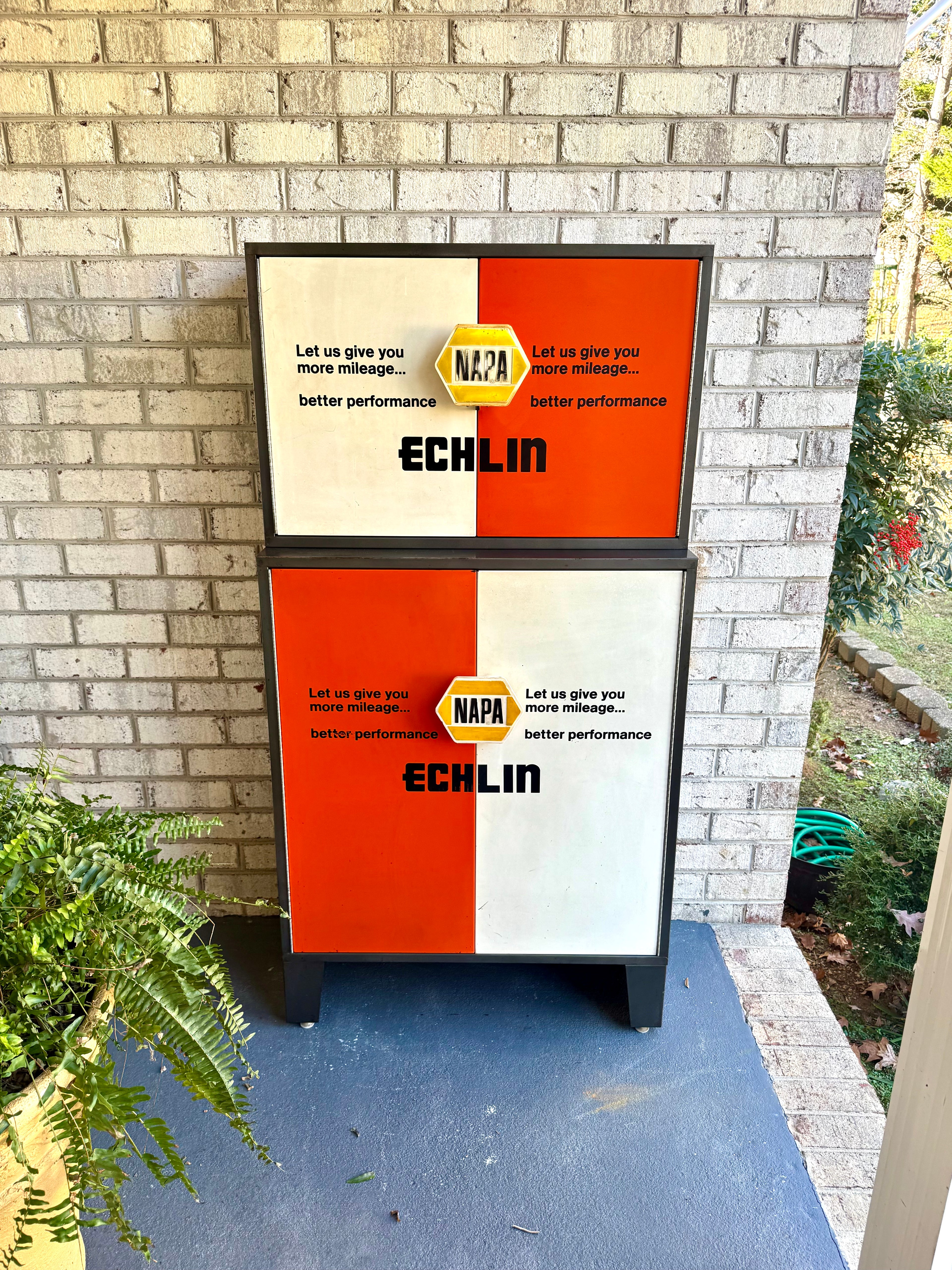 Industrial Echlin Napa Parts Cabinet | Mechanics Floor Cabinet | Industrial Napa Parts Cabinet | Industrial Li