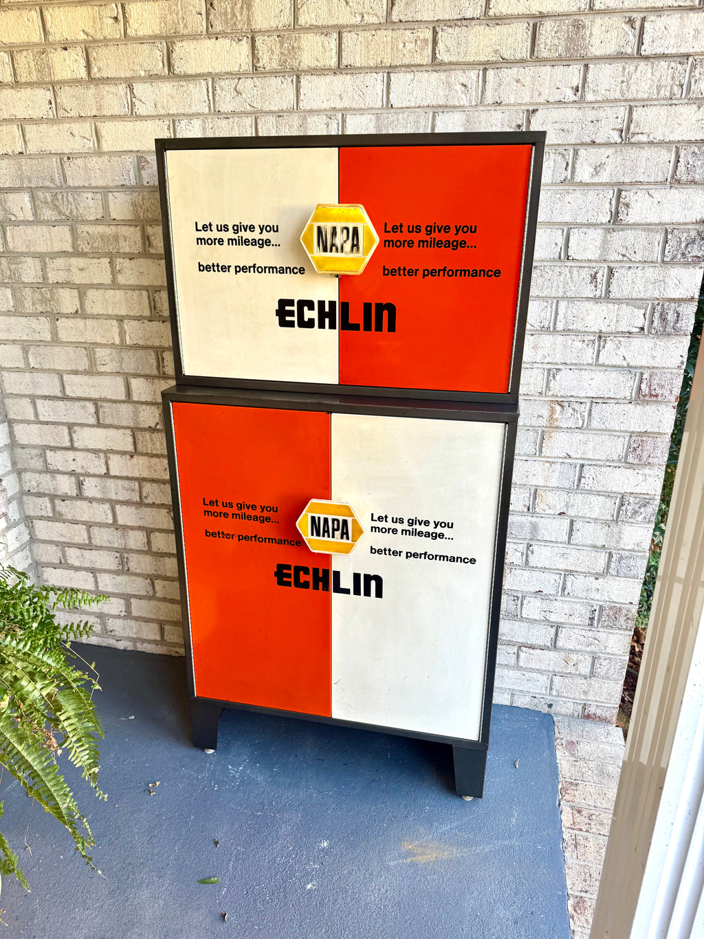 Industrial Echlin Napa Parts Cabinet | Mechanics Floor Cabinet | Industrial Napa Parts Cabinet | Industrial Li