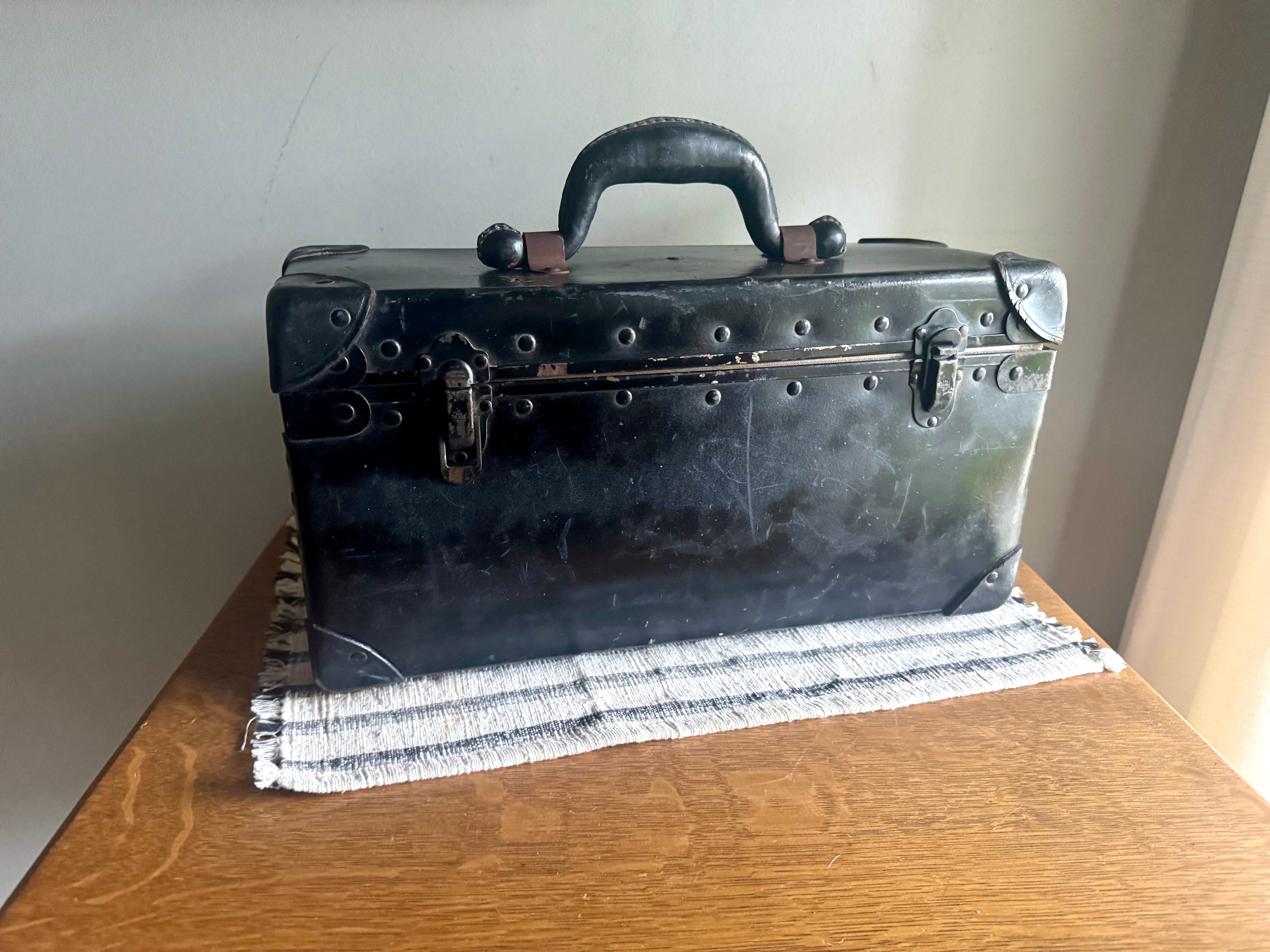 Progressive Fibre & Luggage Co. Lineman's Toolbox | Bell Telephone System Repairman Toolbox