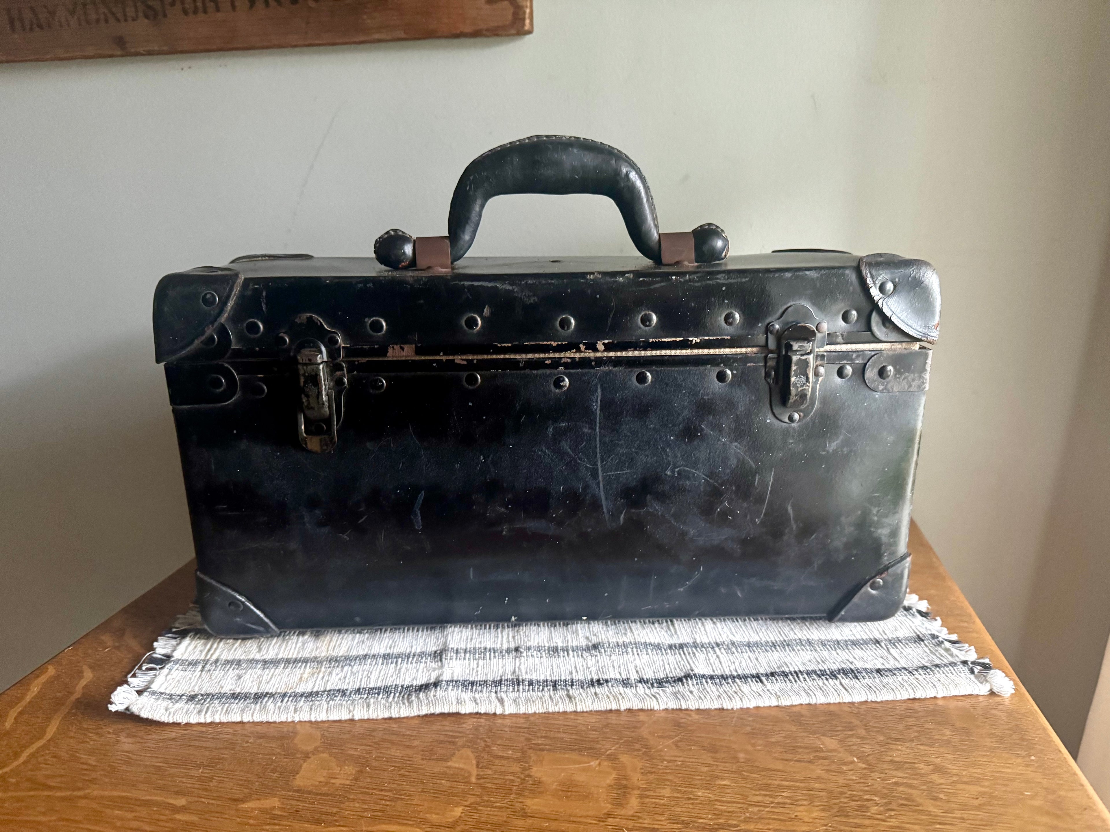 Progressive Fibre & Luggage Co. Lineman's Toolbox | Bell Telephone System Repairman Toolbox