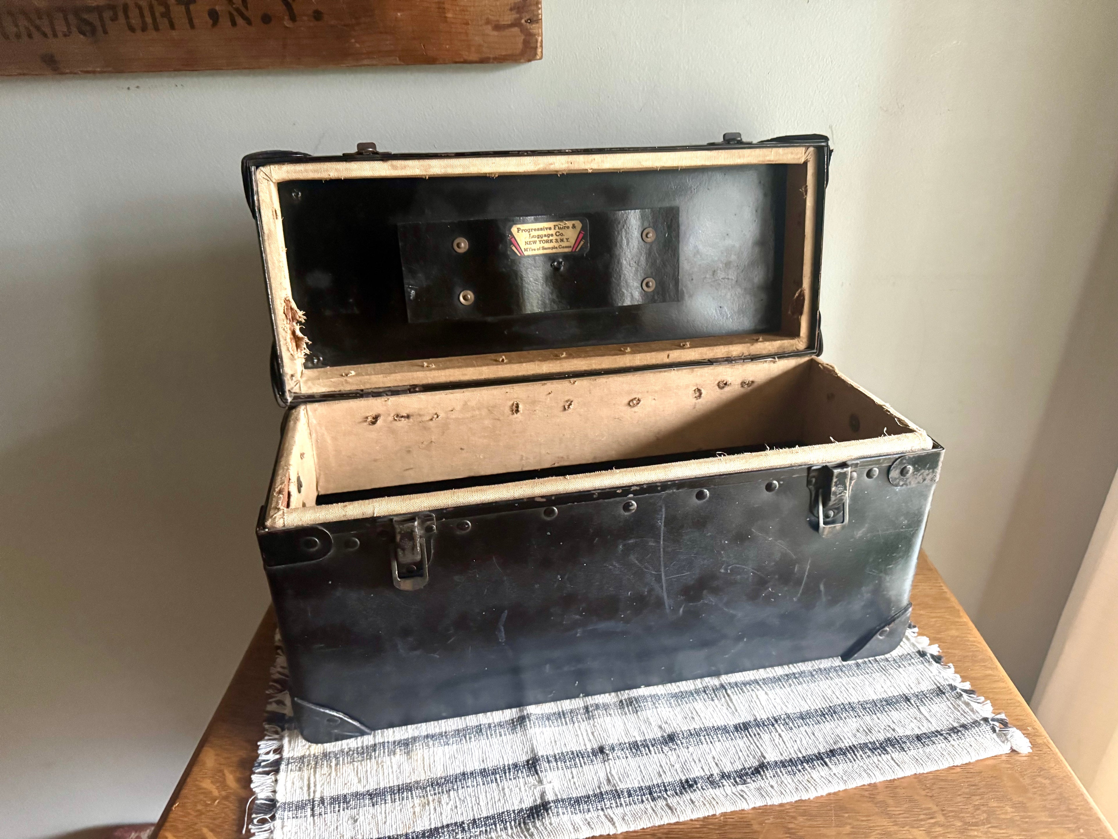 Progressive Fibre & Luggage Co. Lineman's Toolbox | Bell Telephone System Repairman Toolbox