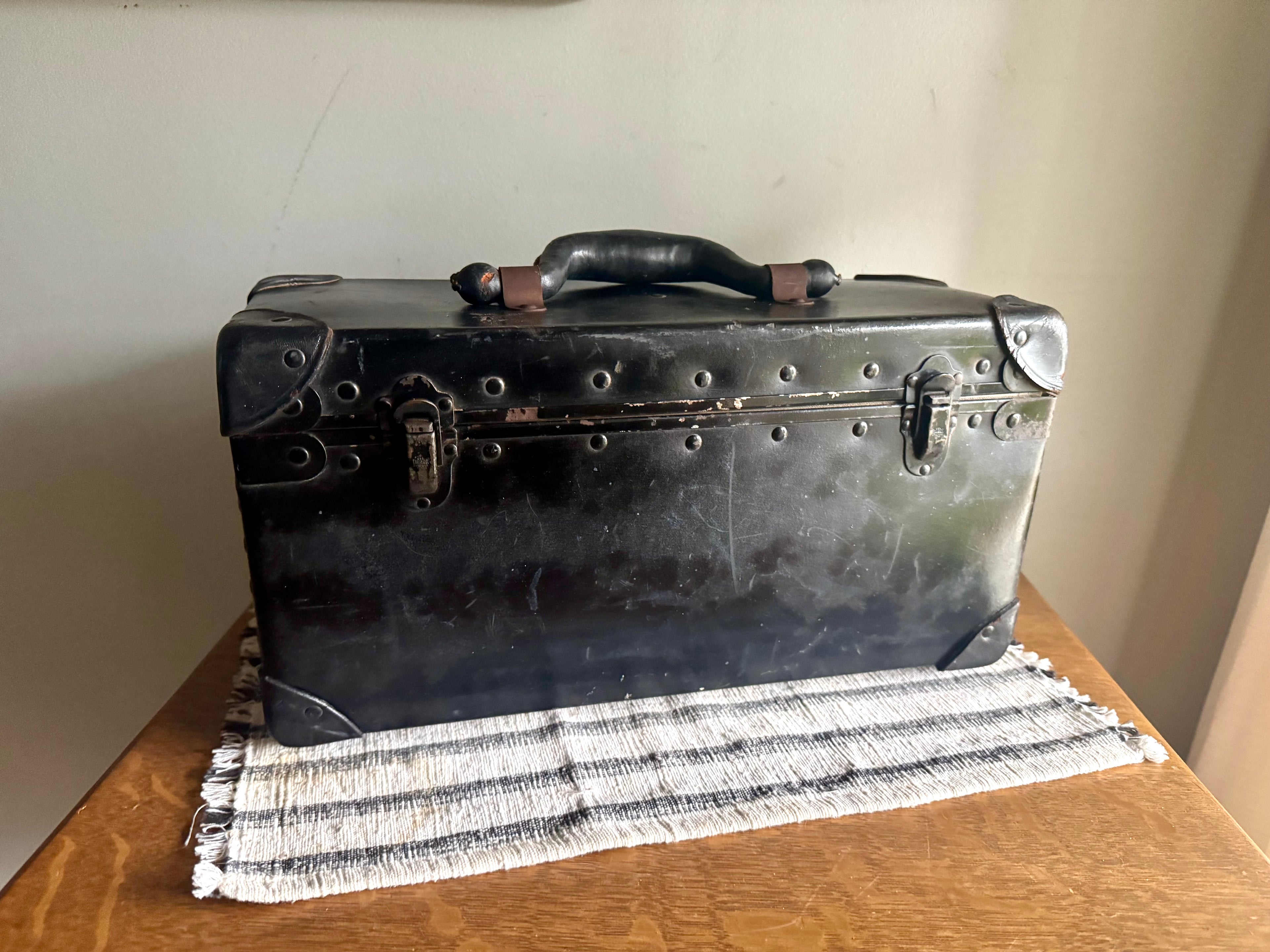 Progressive Fibre & Luggage Co. Lineman's Toolbox | Bell Telephone System Repairman Toolbox